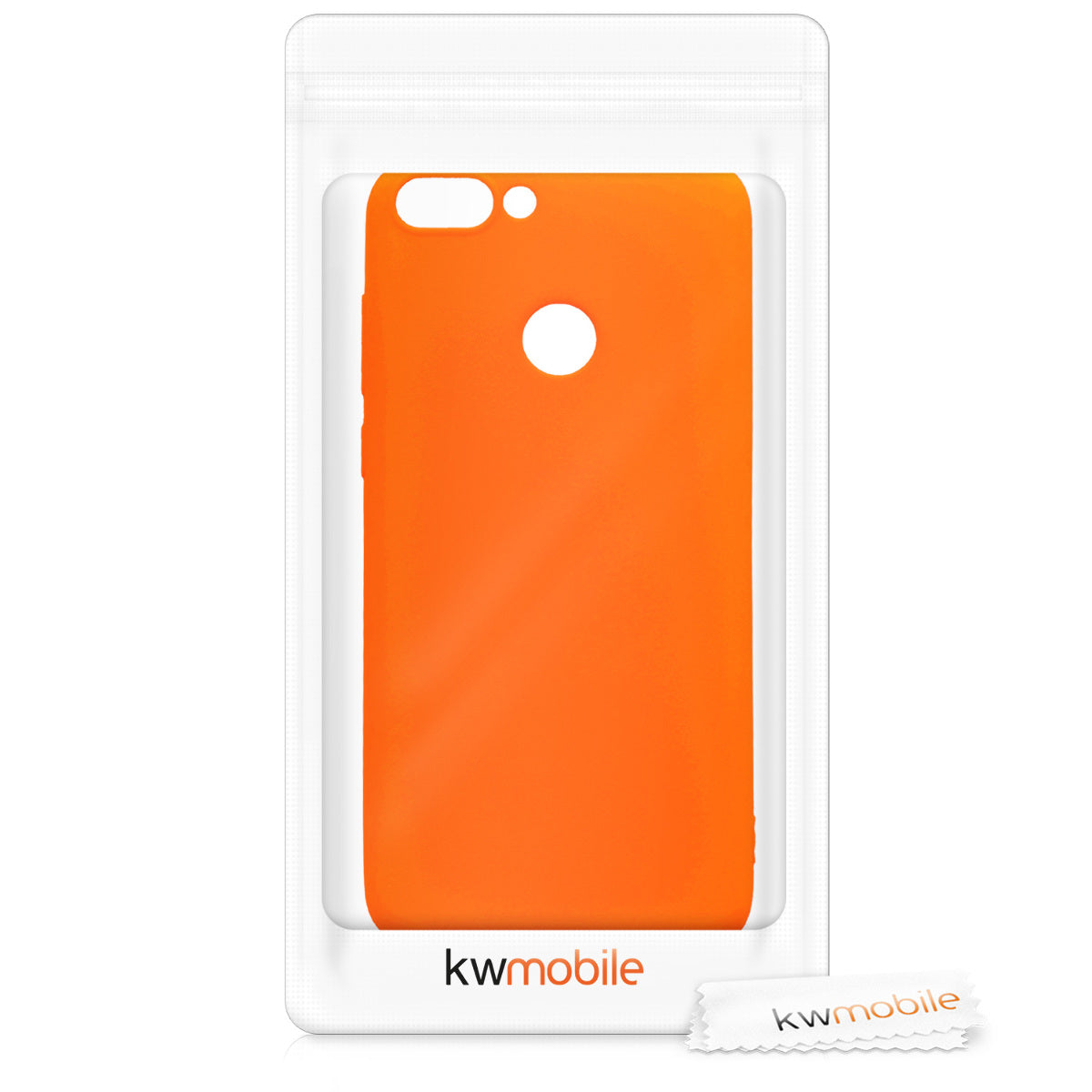 kwmobile Phone Case for Huawei Enjoy 7S / P Smart (2017) Case - Wireless Charging - Protective Cover