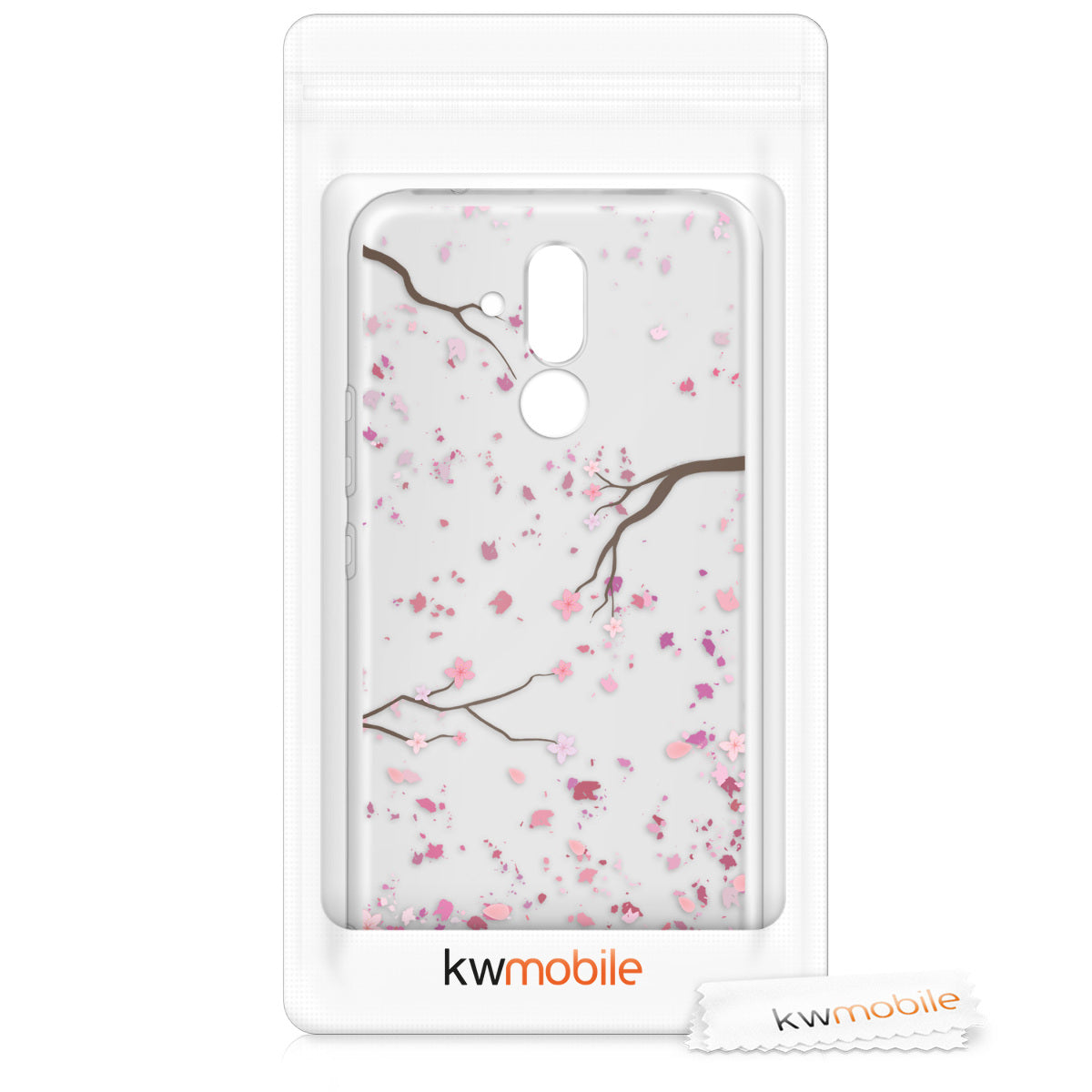 kwmobile Case Compatible with Huawei Mate 20 Lite - Silicone transparent