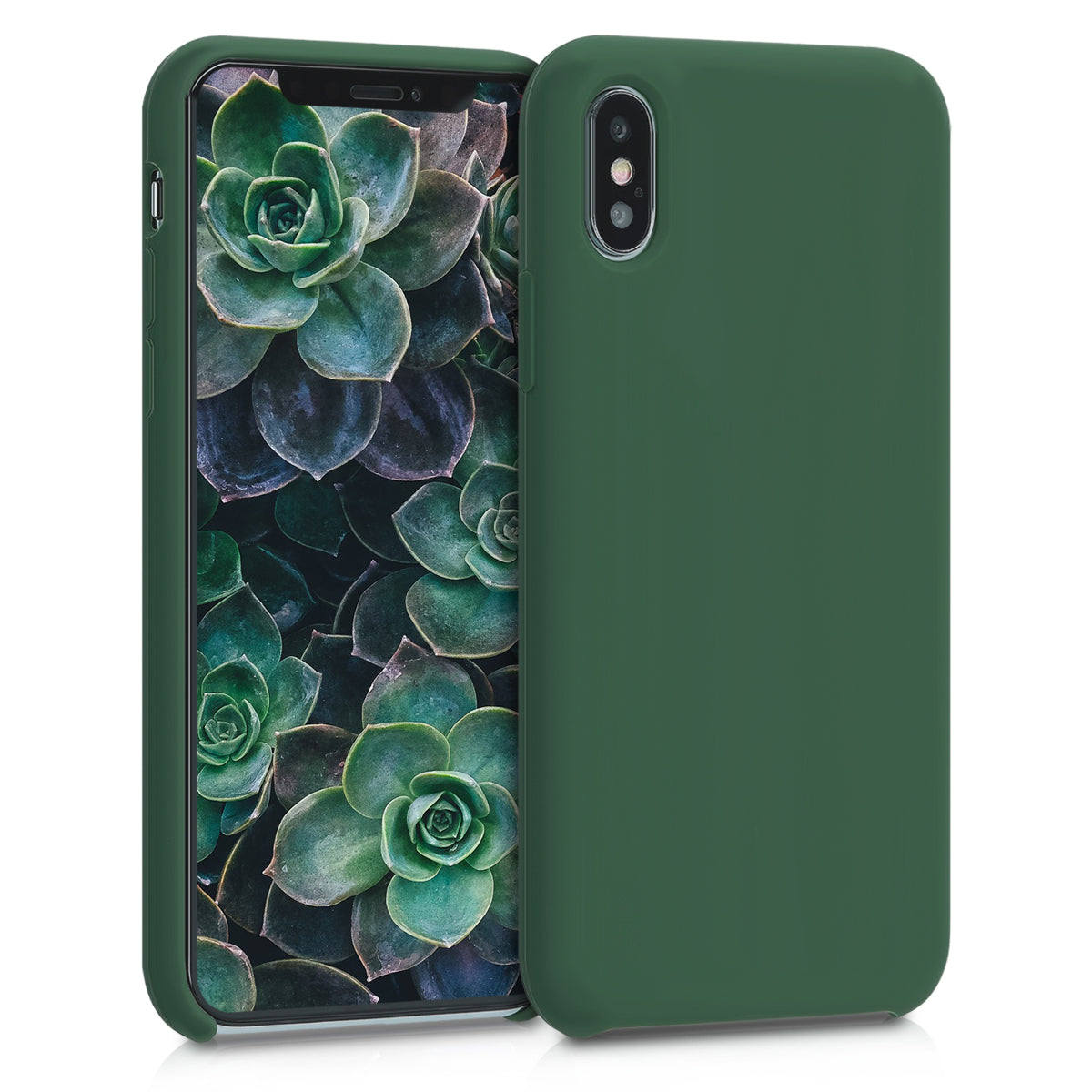 kwmobile Phone Case for Apple iPhone XS - Silicone Case - Wireless Charging - Protective Cover