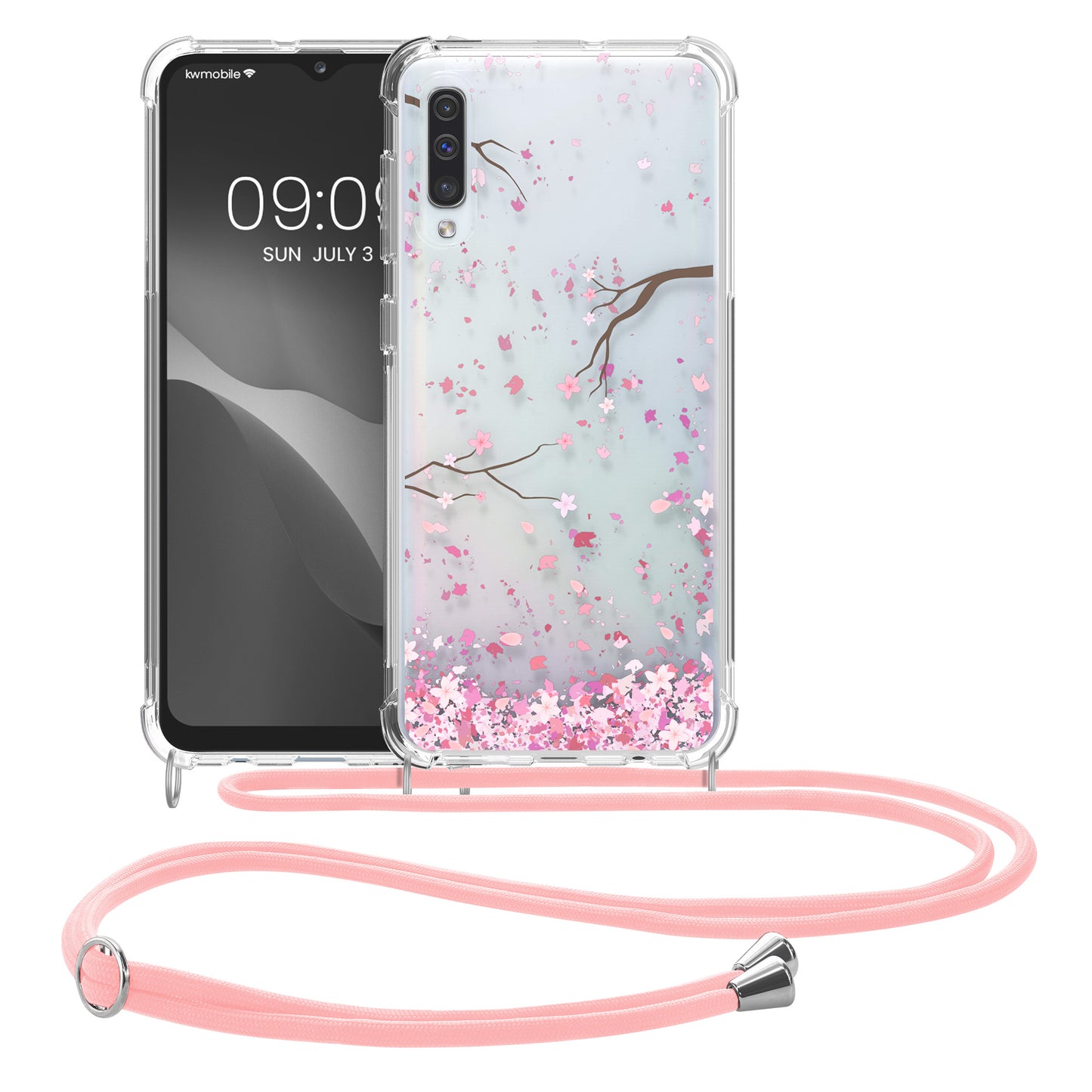 kwmobile Necklace Case compatible with Samsung Galaxy A50 Cover