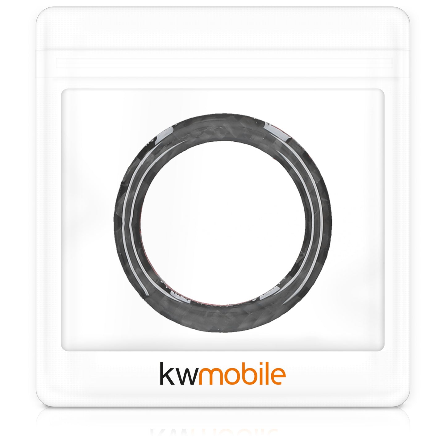 kwmobile Ring Frame for Start/Stop Button Compatible with BMW 3 Series E90/E91/E92/E93 - Flexible and Decorative Ring