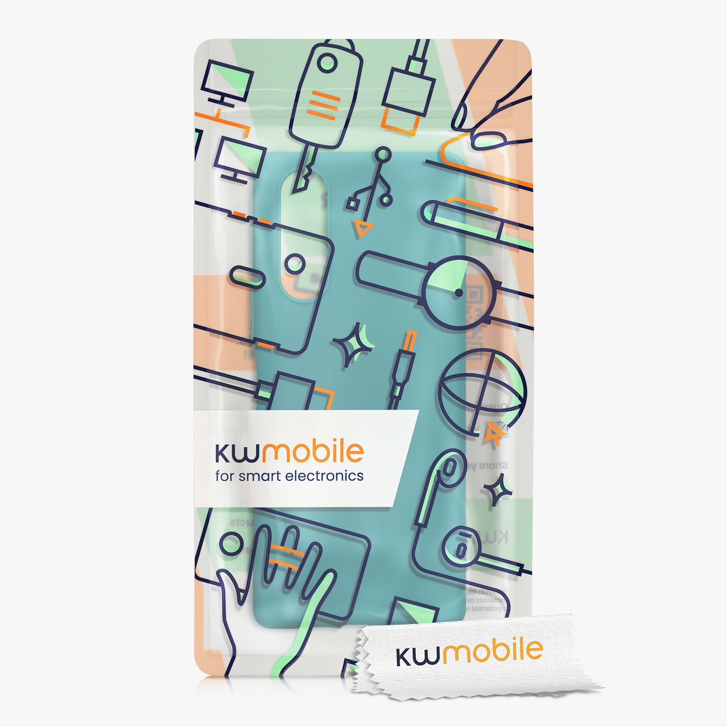 kwmobile Phone Case for Sony Xperia 5 - Wireless Charging - Protective Cover