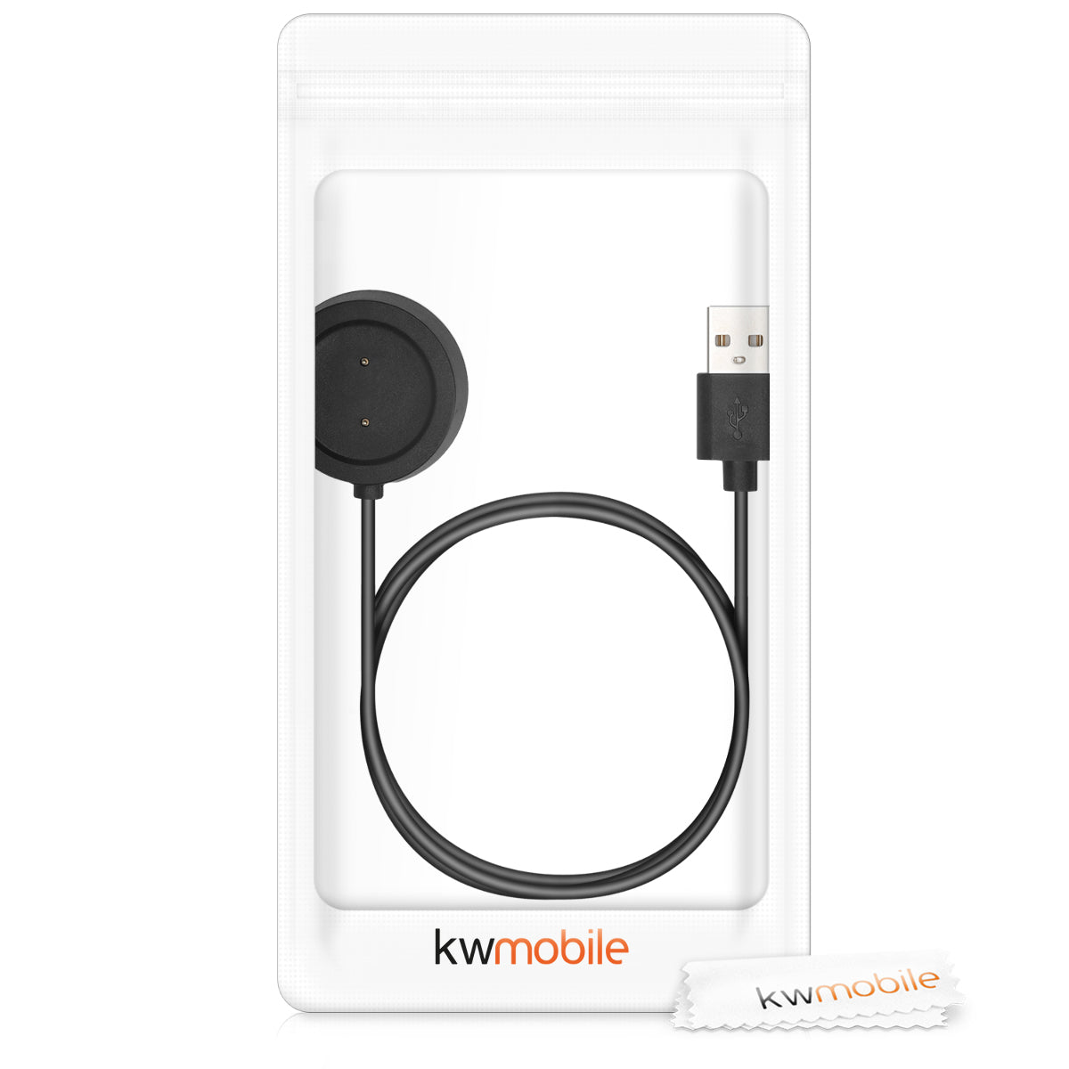 kwmobile Compatible for Huami Amazfit GTS / GTR USB Charging Cable Charger for Smart Watch Fitness Tracker Replacement Cable