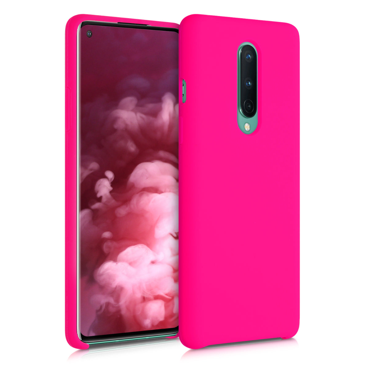 kwmobile Phone Case for OnePlus 8 (2020) Cover - Silicone Case - Wireless Charging - Protective Cover