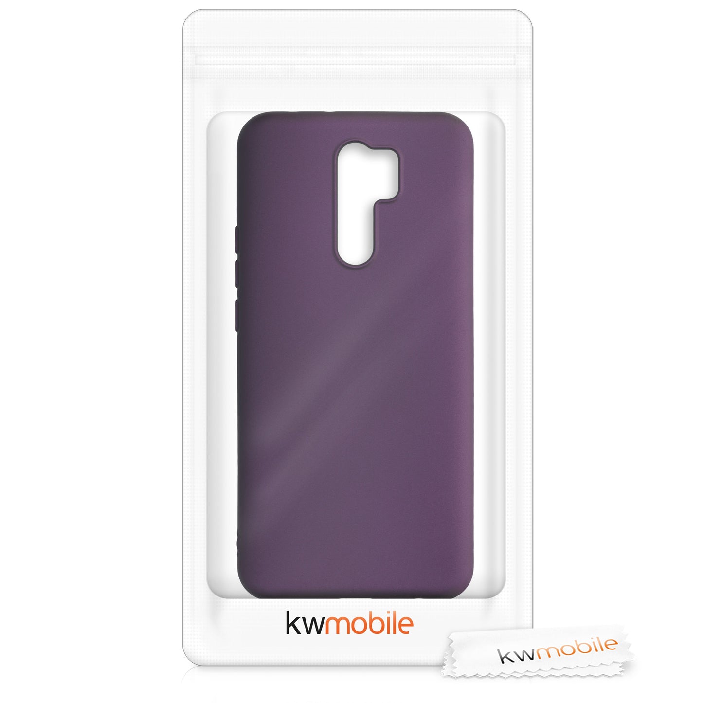 kwmobile Phone Case for Xiaomi Redmi 9 Case - Silicone Protective Cover