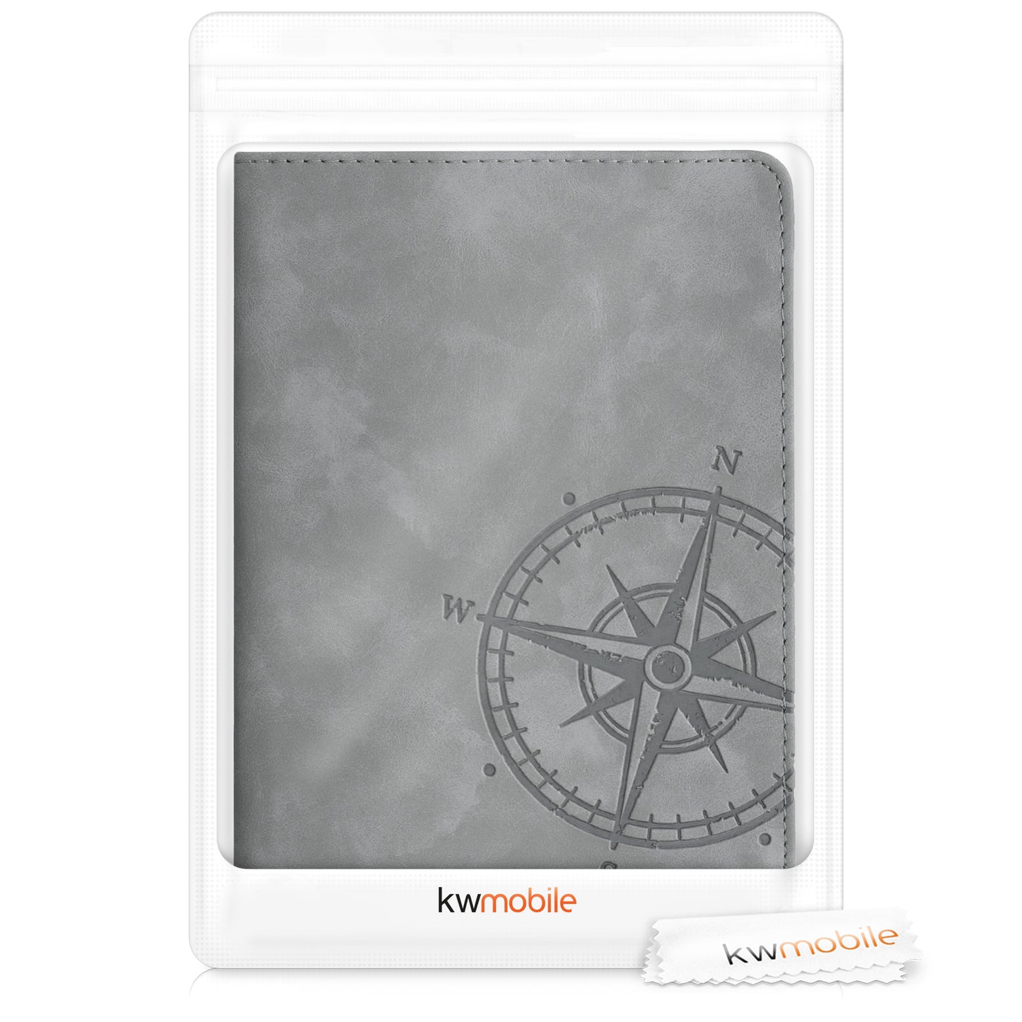 kwmobile Vehicle Registration Holder with Card Slots - Italian Vehicle Registration Document Holder