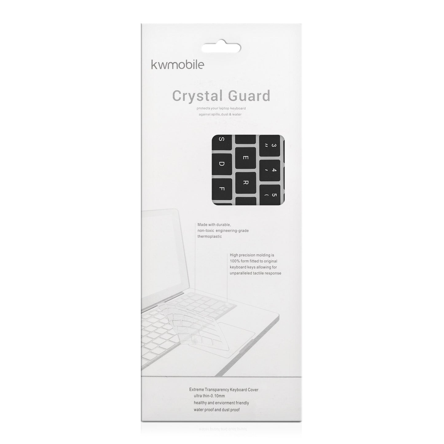 kwmobile Keyboard Cover AZERTY (France, Belgium) compatible with Apple MacBook Air 13" 2018 2019 2020 A1932