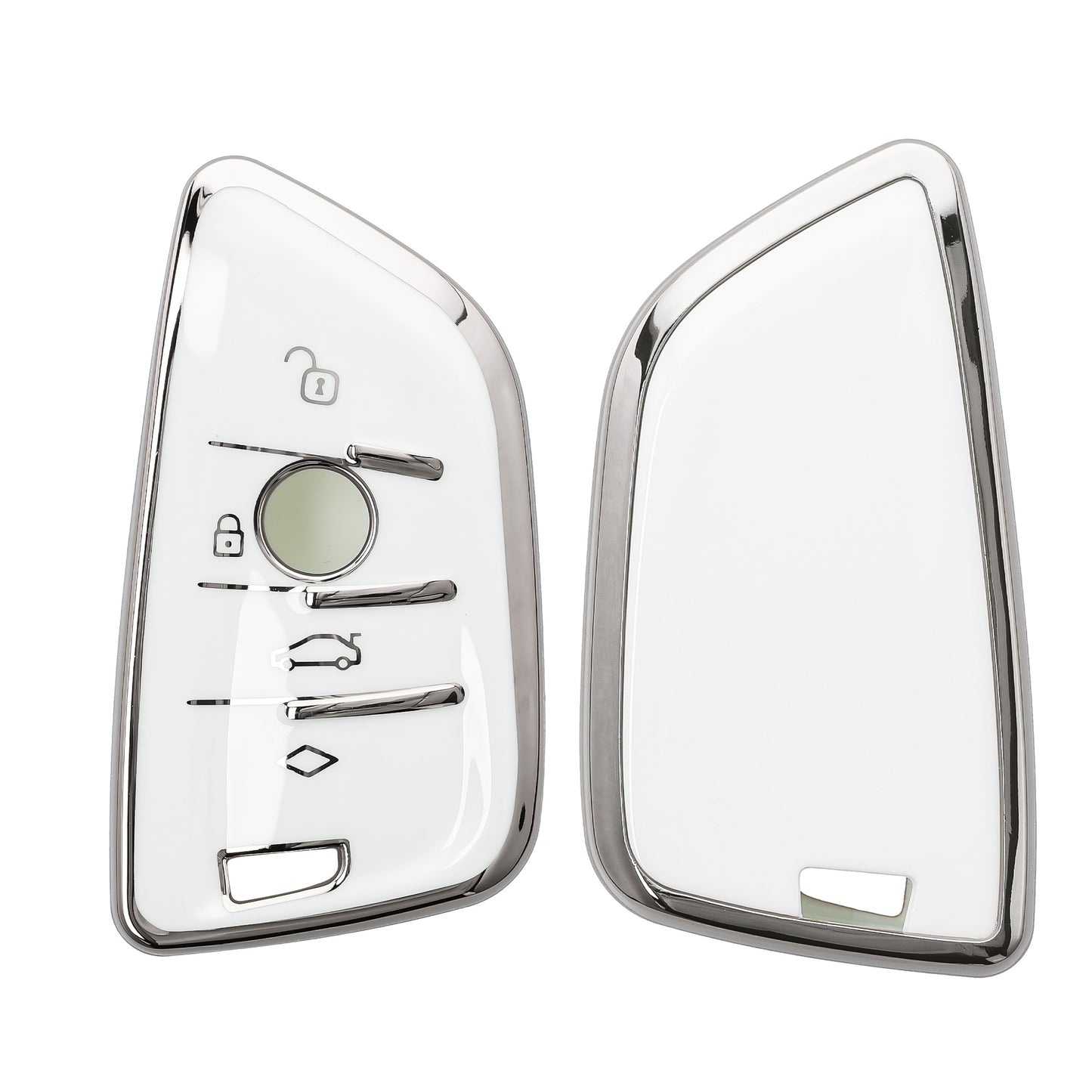 kwmobile Car Key Cover Compatible with BMW 3-Button Smart Key - Silicone Cover