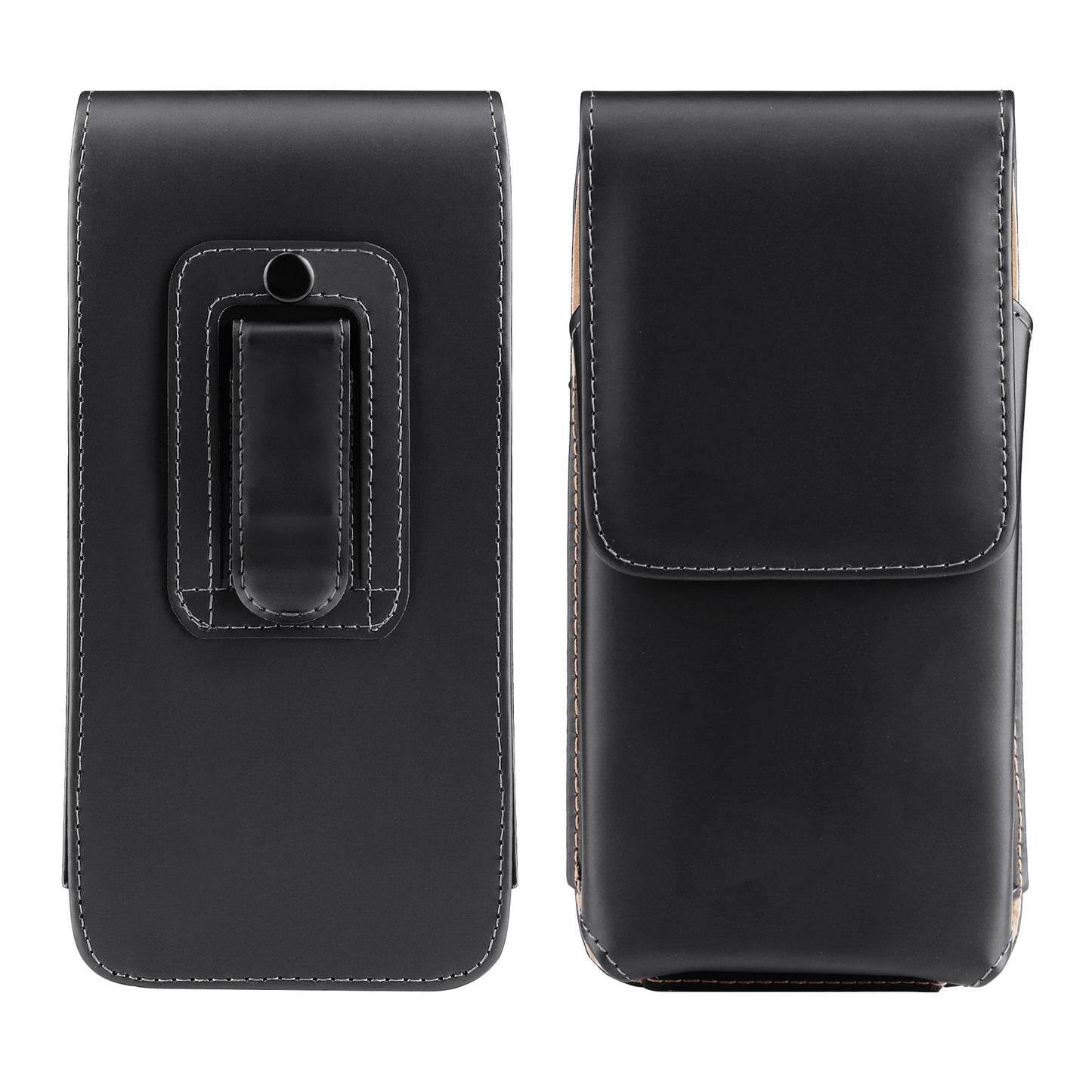 kwmobile Belt Pouch Case for Cell Phones with Belt Clip - 15.2 x 8 cm Belt Case with Belt Loop