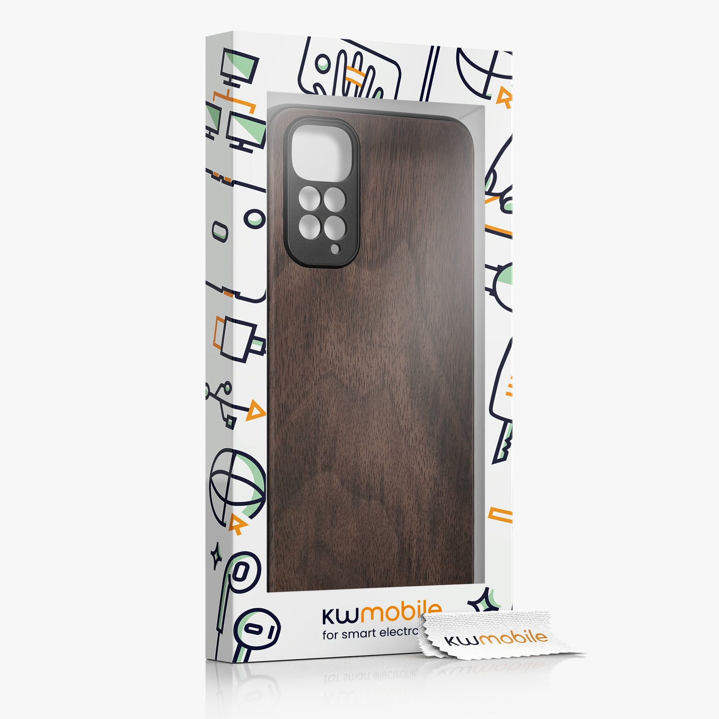 kwmobile Case Compatible with Xiaomi Redmi Note 11 / Note 11S Shockproof Phone Cover TPU Phone Case