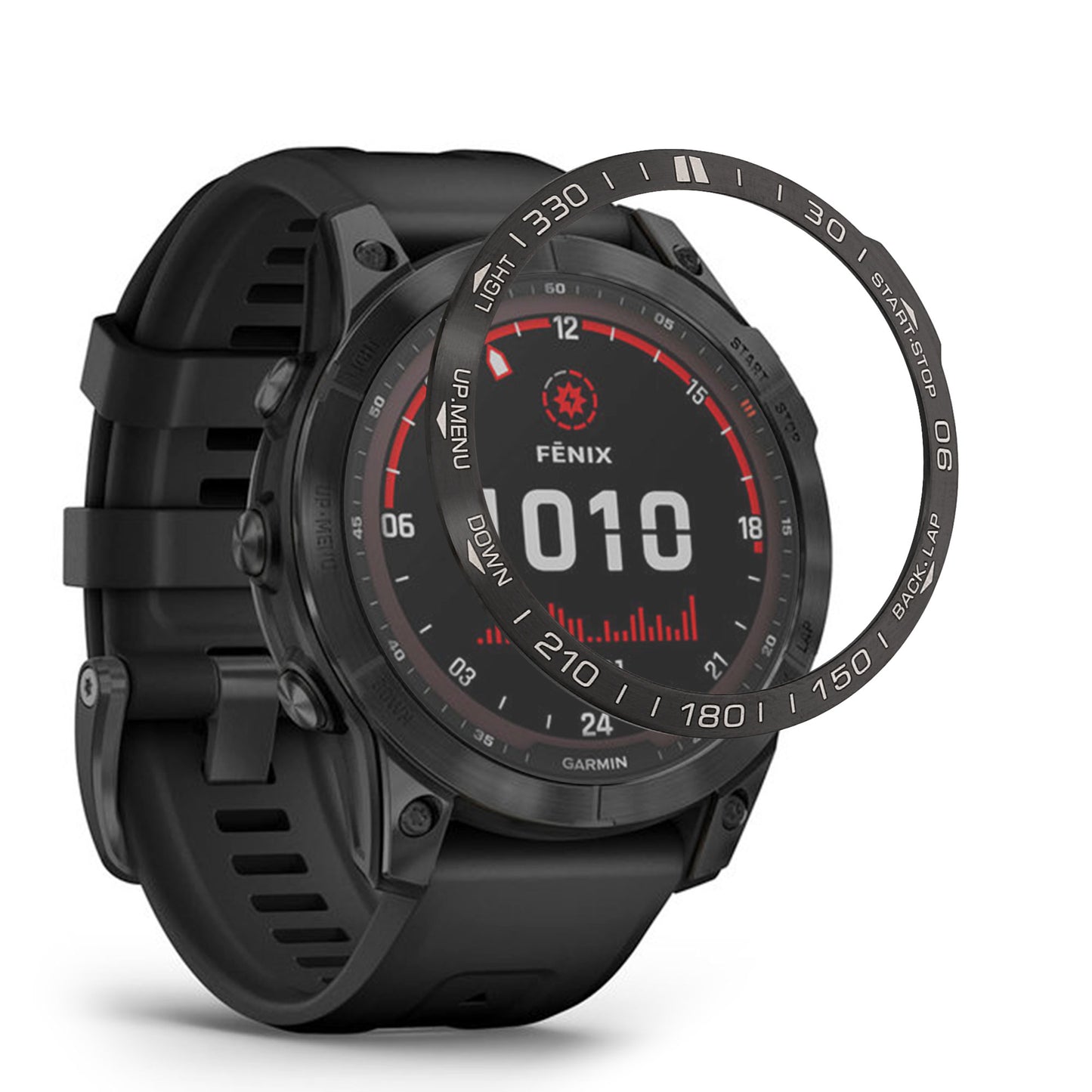 kwmobile Bezel Compatible with Garmin Fenix 7 Fitness Tracker