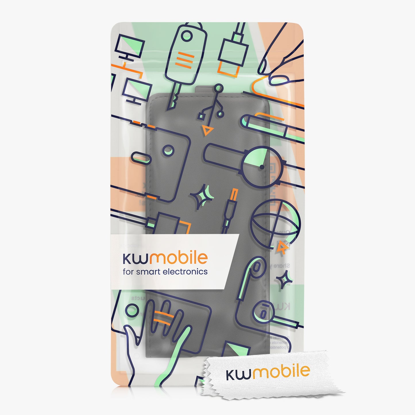 kwmobile Protective Case compatible with Samsung Galaxy A53 5G - Phone Case - Flip Case Phone Cover