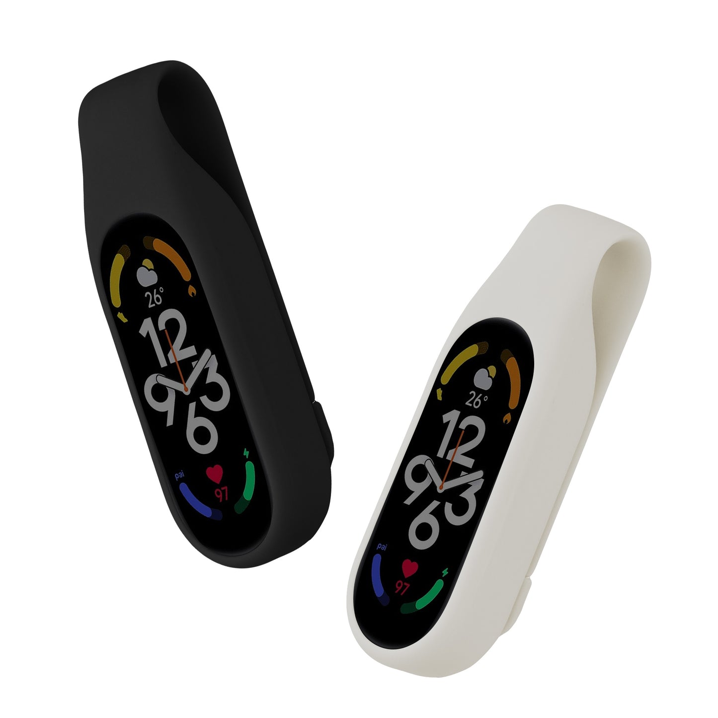 kwmobile Clip Holder compatible with Xiaomi Mi Band 7 / 6 / 5 / 4 Holder without Tracker