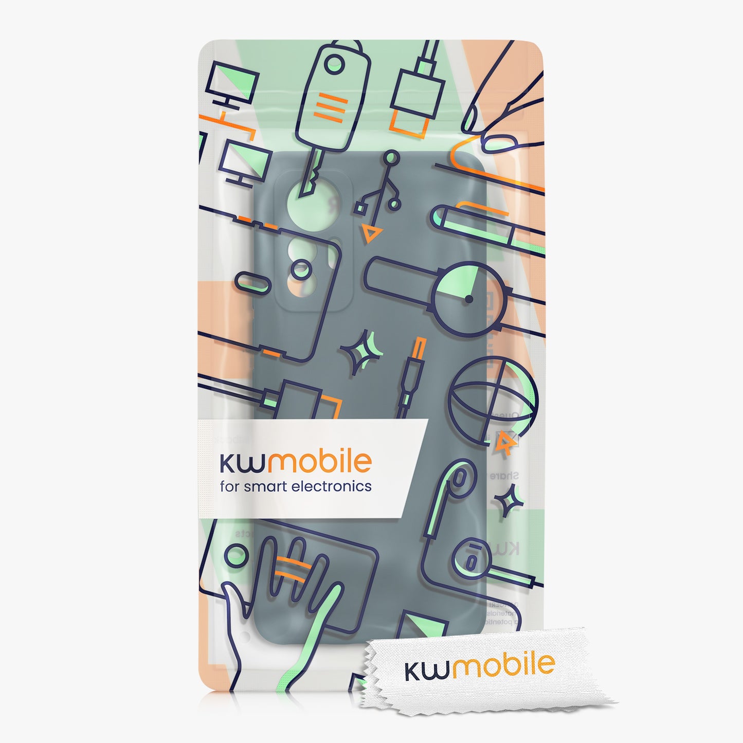 kwmobile Slim Case Compatible with Xiaomi 12 Lite 5G Cover - Silicone Phone Case