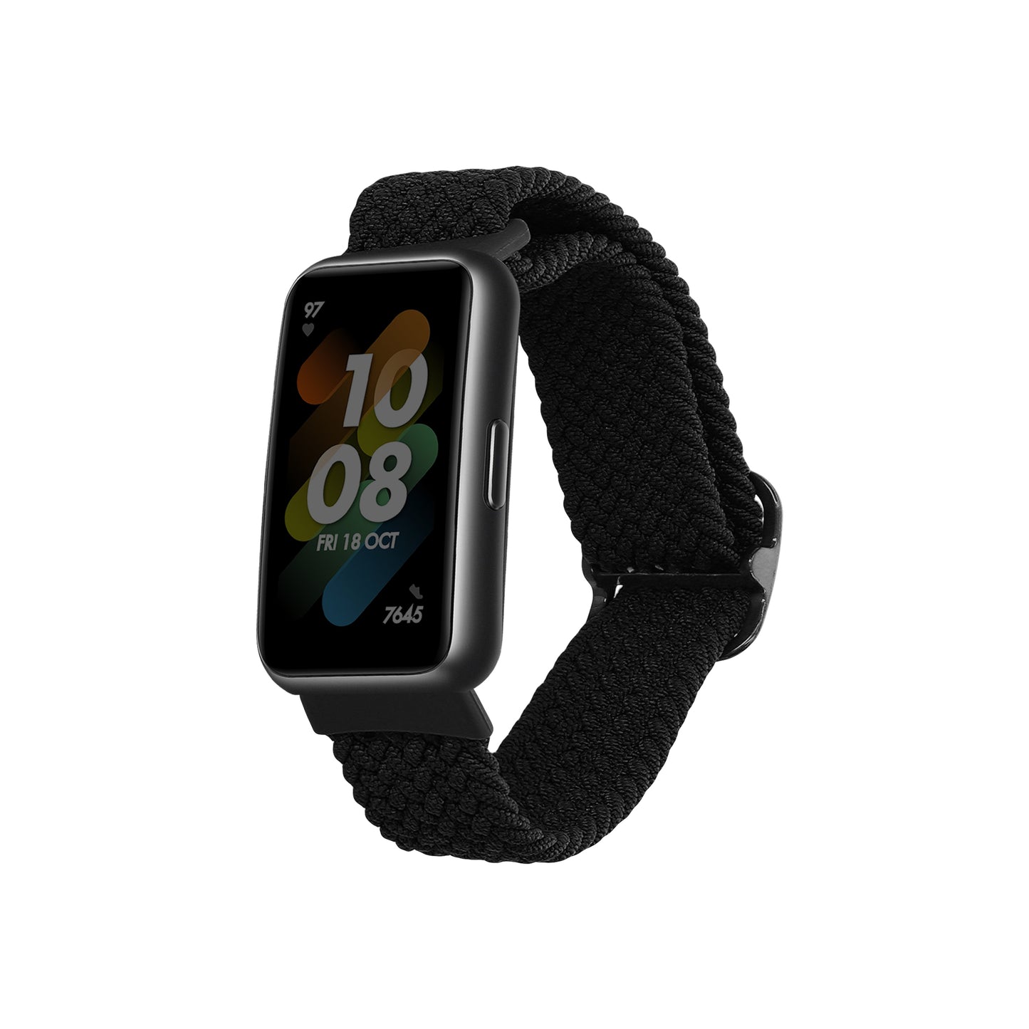 kwmobile Strap Compatible with Huawei Band 7 Fitness Tracker Sports Strap Inner Dimensions from 15 - 18.5 cm