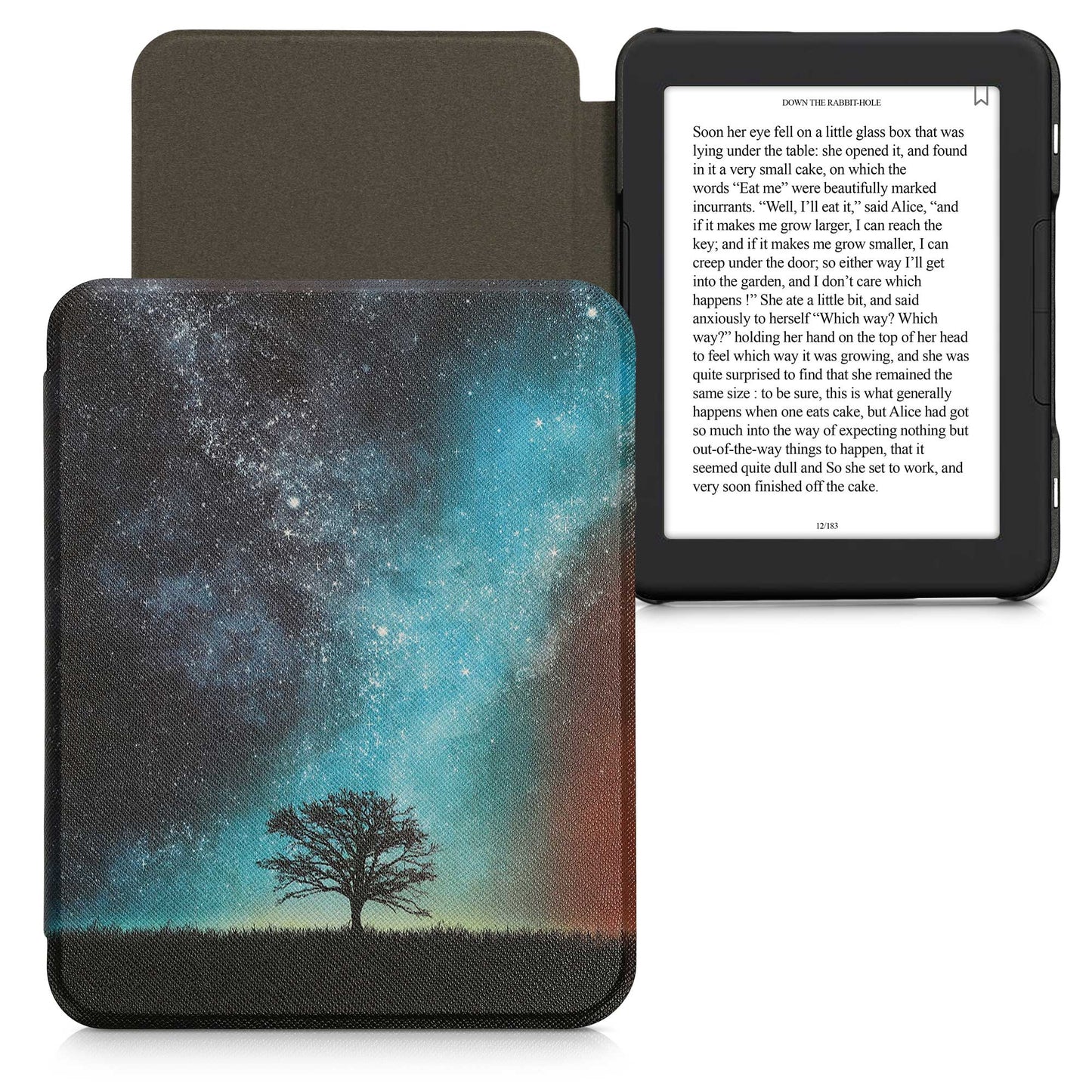 Faux Leather Case compatible with Barnes & Noble NOOK Glowlight 4 / 4e