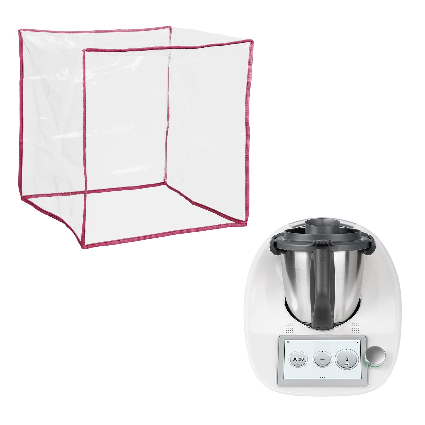 kwmobile Cover Compatible with Thermomix TM5 / TM6 - Food Processor Dust Cover - Protective Hood