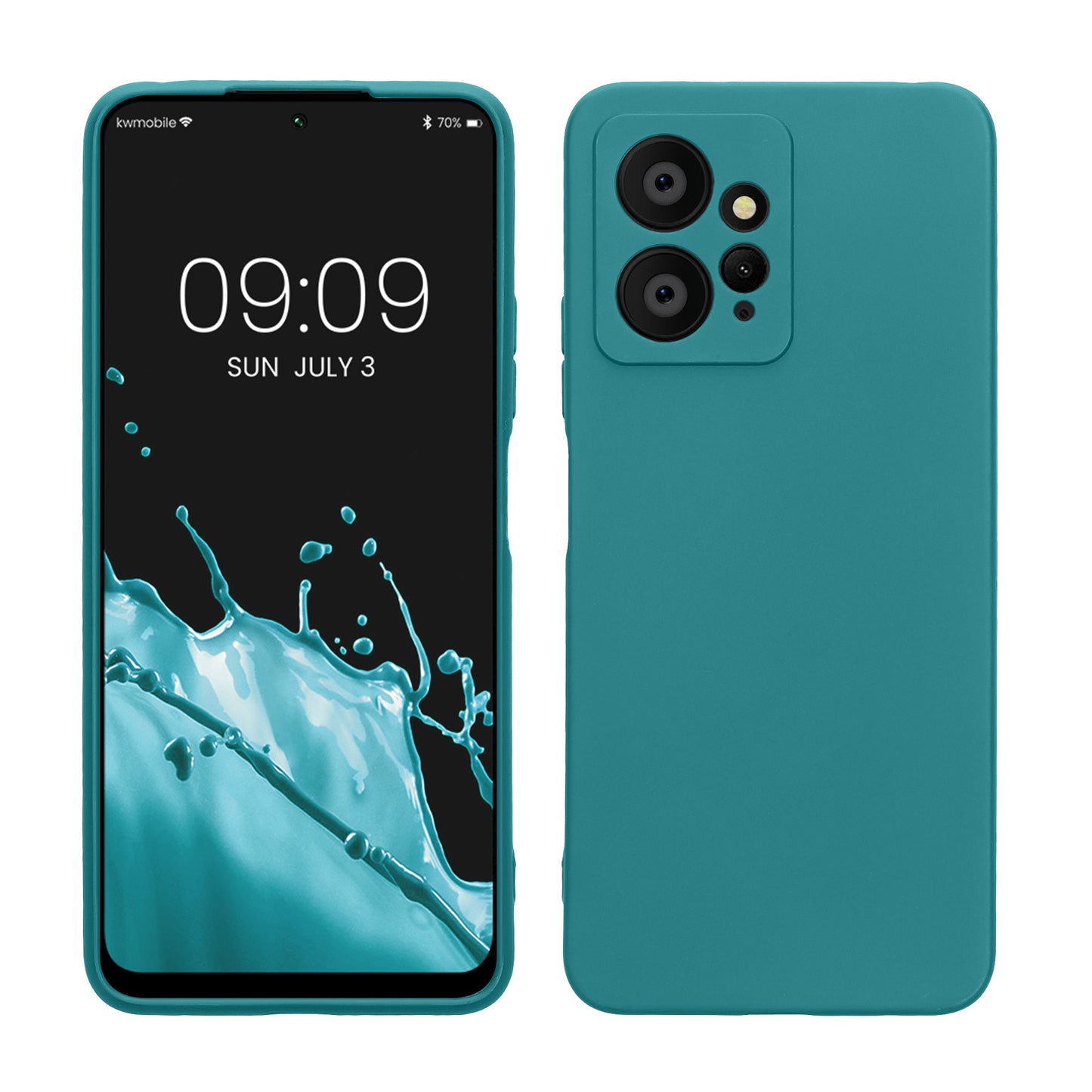 kwmobile Phone Case for Xiaomi Redmi Note 12 (4G) - Soft Silicone Case - Protective Cover
