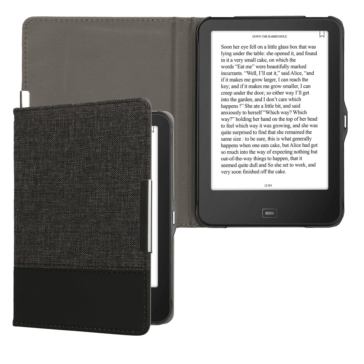 kwmobile Case Compatible with Tolino Vision 1 / 2 / 3 / 4 HD eReader Protective Cover Case