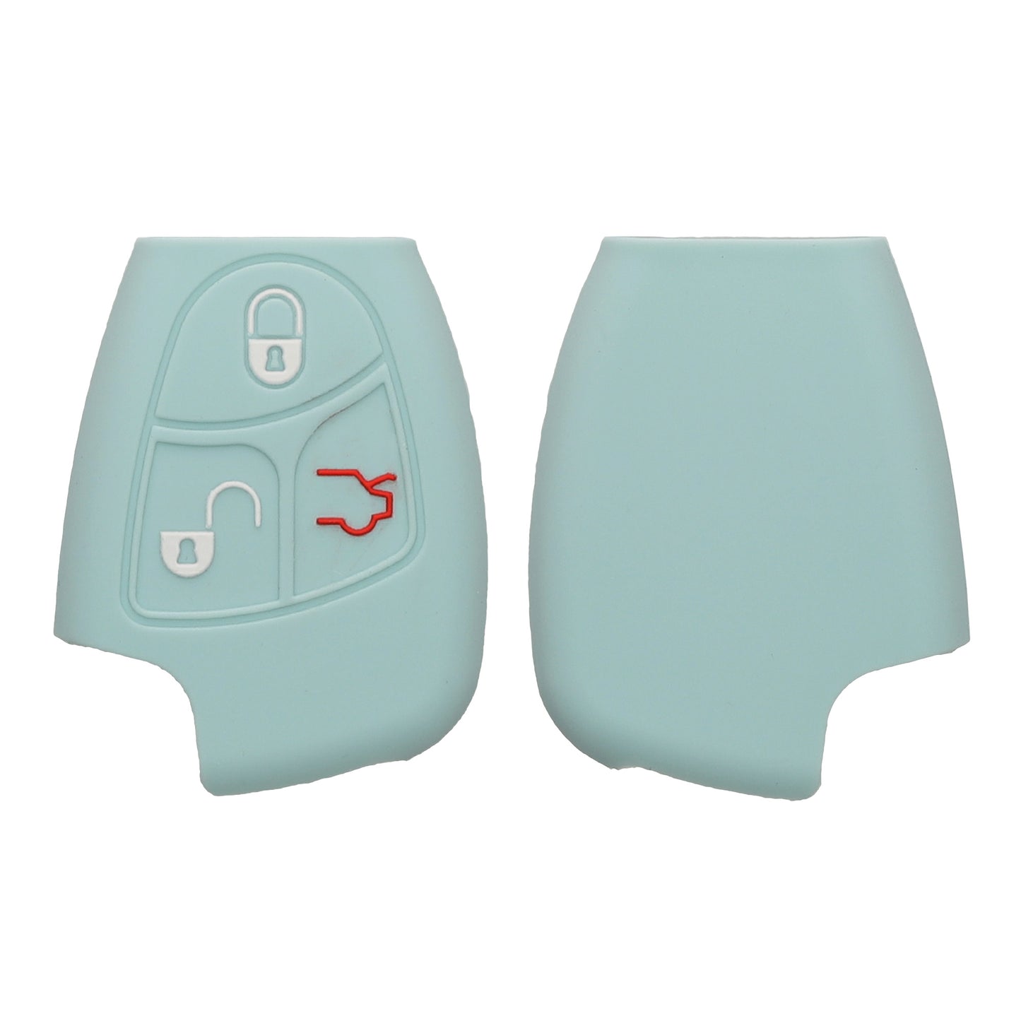 kwmobile Car Key Cover compatible with Mercedes Benz 2-3 Button Car Key - Key Cover