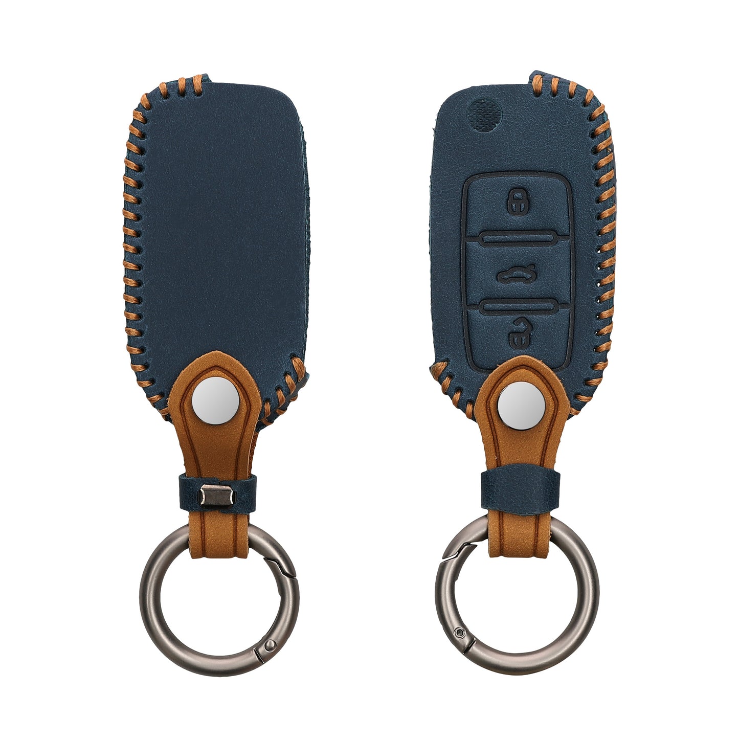 Faux Leather Case compatible with VW Skoda Seat Car Key