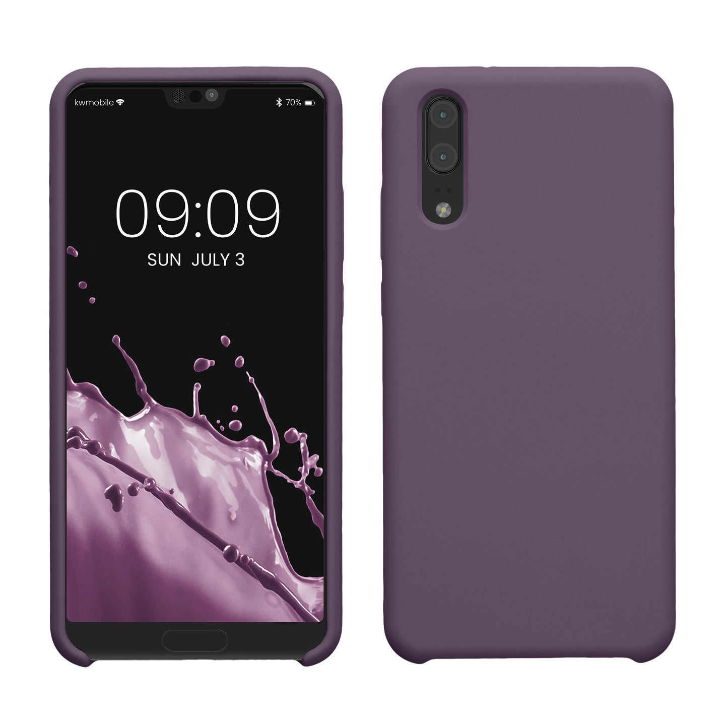 kwmobile Phone Case for Huawei P20 Case - Silicone - Wireless Charging - Protective Cover
