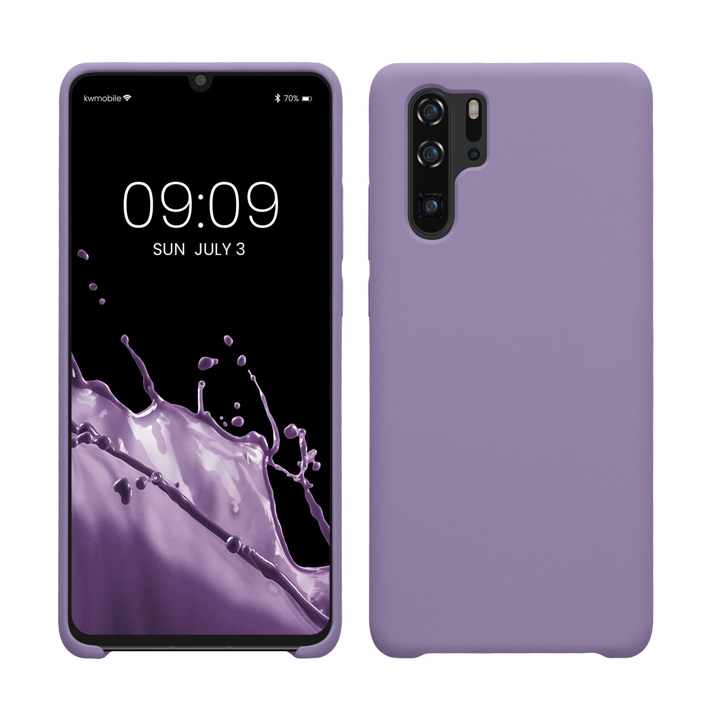 kwmobile Phone Case for Huawei P30 Pro - Silicone Case - Wireless Charging - Protective Cover