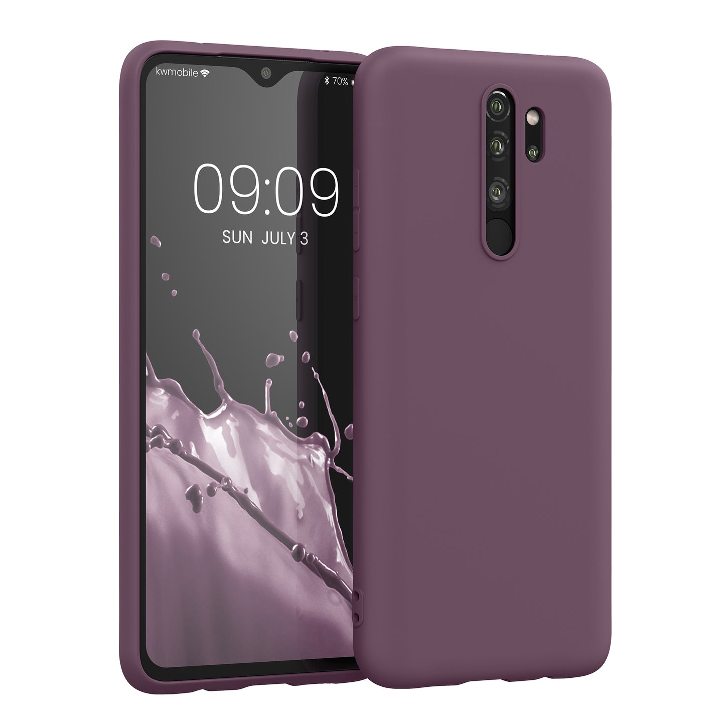 kwmobile Phone Case for Xiaomi Redmi Note 8 Pro - Wireless Charging - Protective Cover