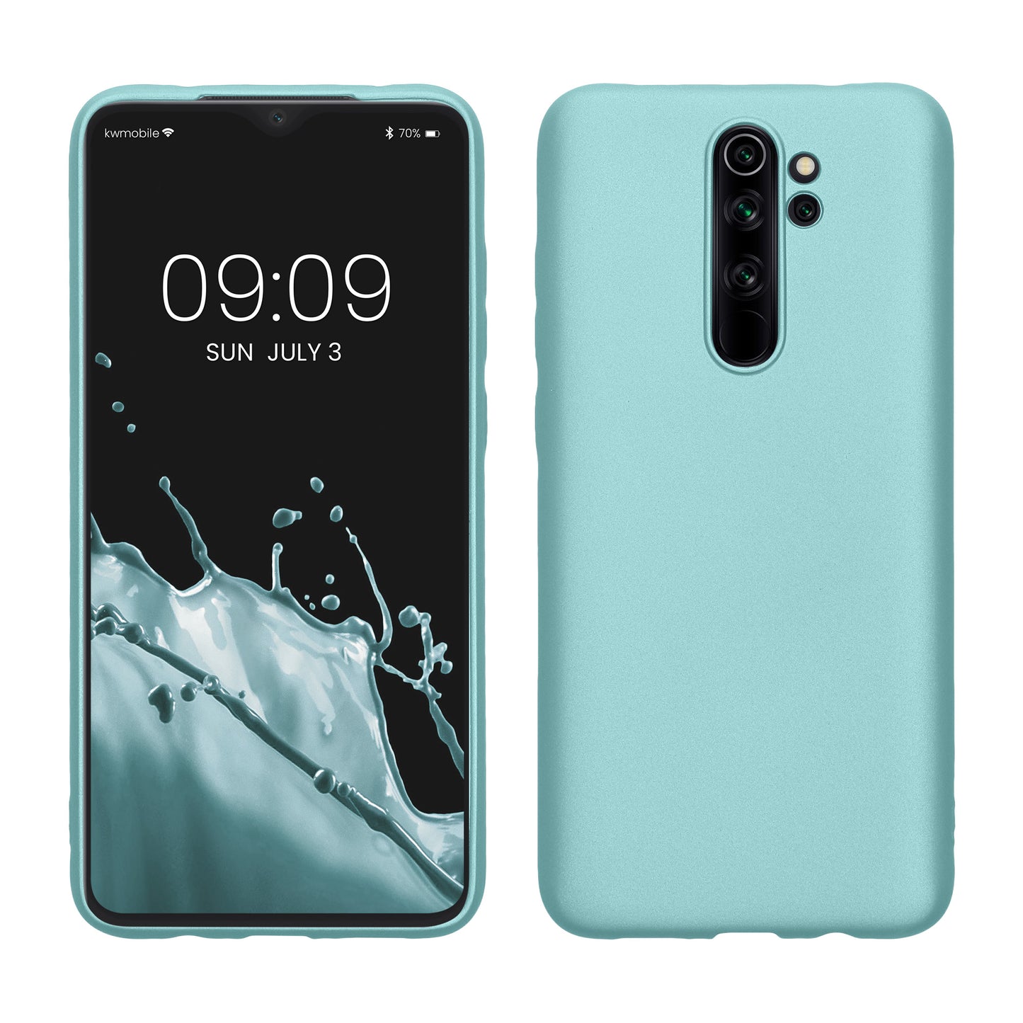 kwmobile Phone Case for Xiaomi Redmi Note 8 Pro - Silicone Case Protective Cover