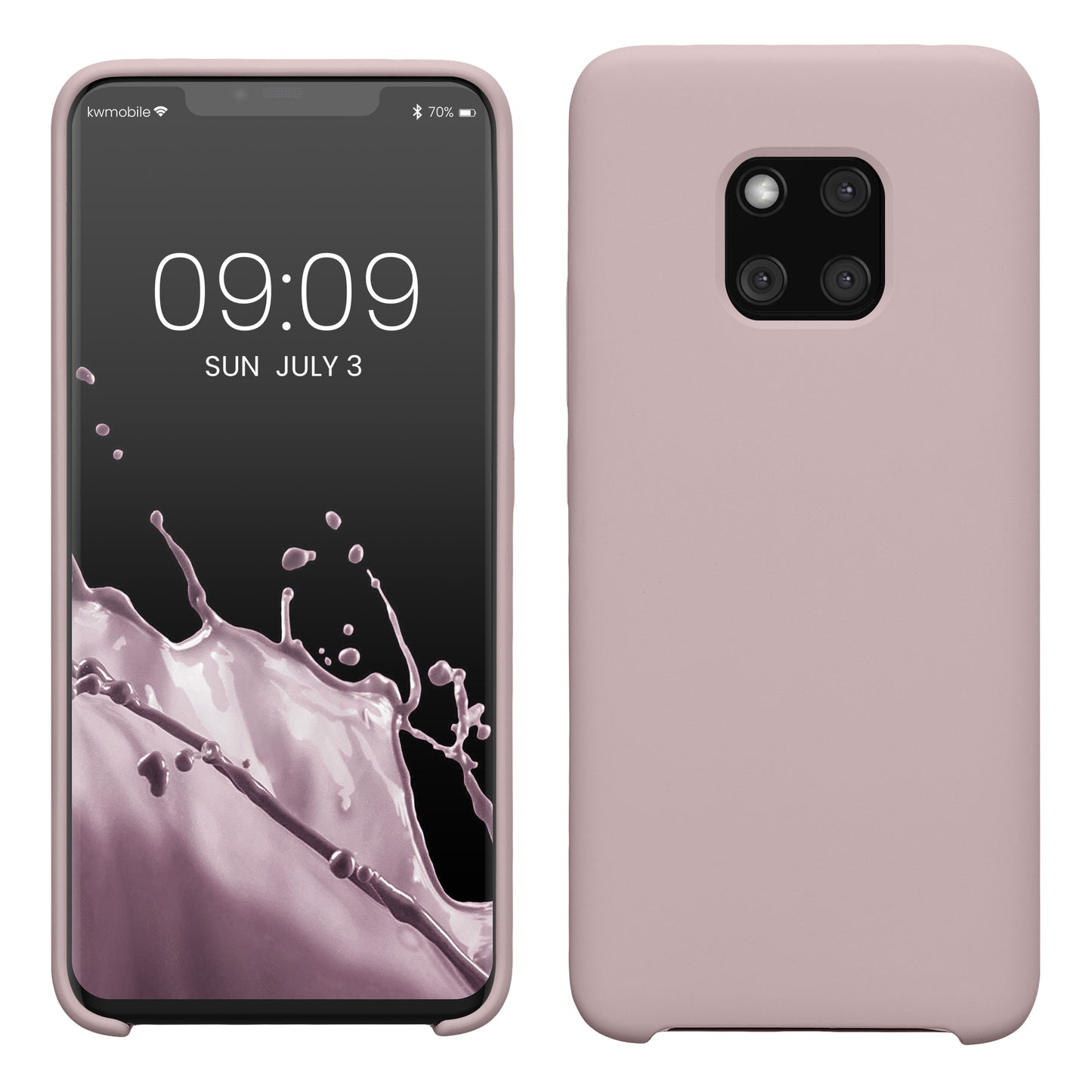 kwmobile Phone Case for Huawei Mate 20 Pro Case - Silicone - Wireless Charging - Protective Cover