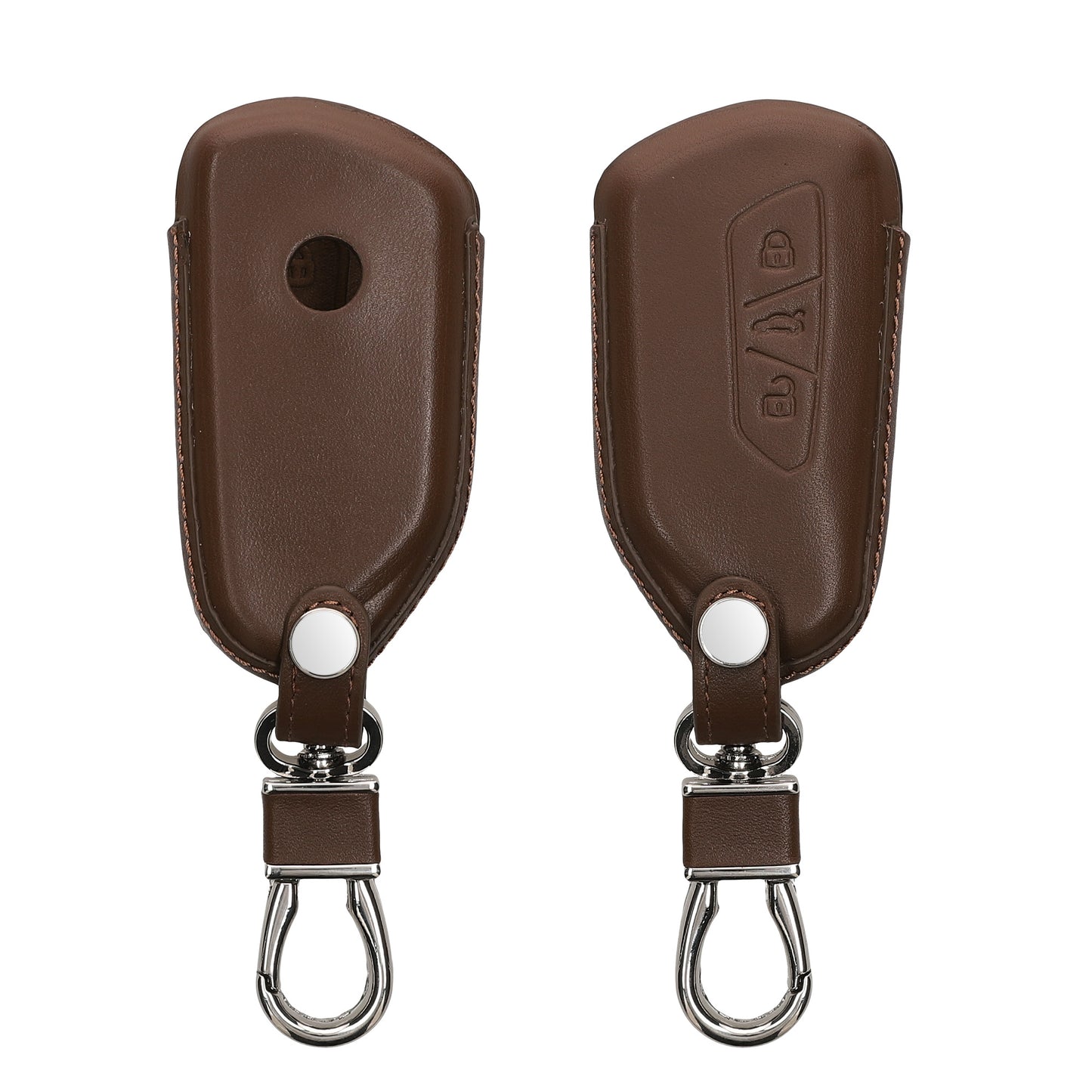 kwmobile Car Key Cover compatible with VW Golf 8 3-Button Car Key Protective Case Key Shell