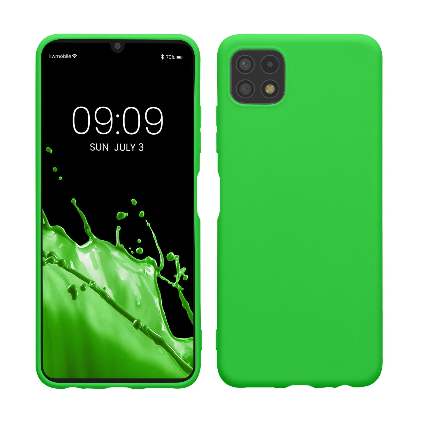 kwmobile Phone Case for Samsung Galaxy A22 5G - Wireless Charging - Protective Cover