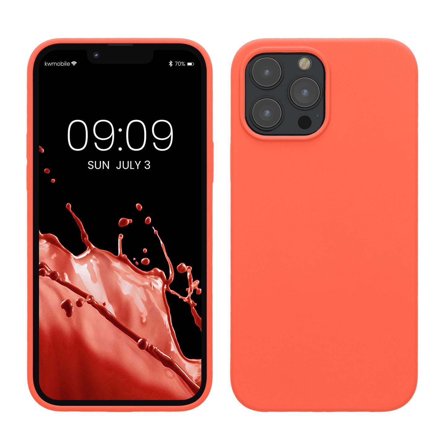 kwmobile Phone Case for iPhone 13 Pro Max Silicone Wireless Charging