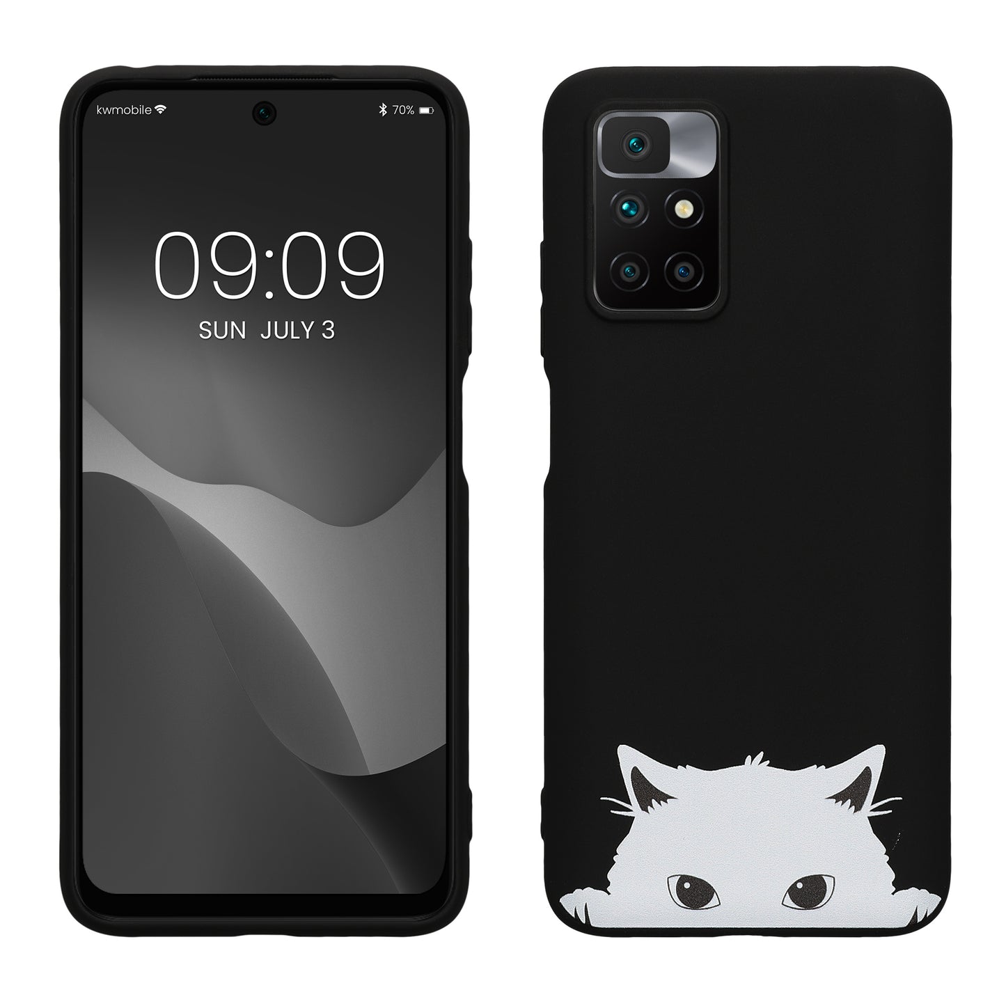 kwmobile Case Compatible with Xiaomi Redmi 10 - Silicone Phone Cover