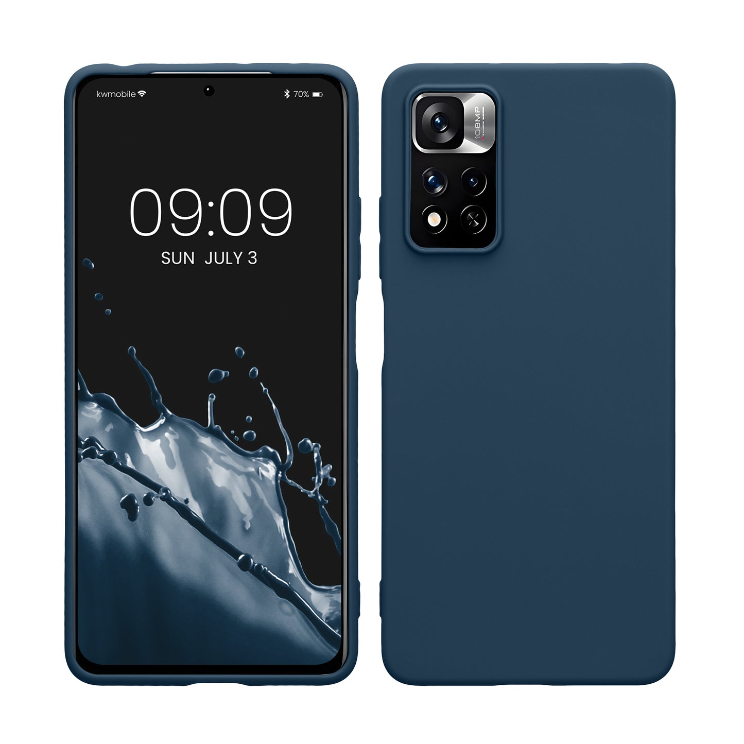 kwmobile Phone Case for Xiaomi Redmi Note 11 Pro / Note 11 Pro (5G) / Note 12 Pro (4G) Case - Wireless Charging - Protective Cover