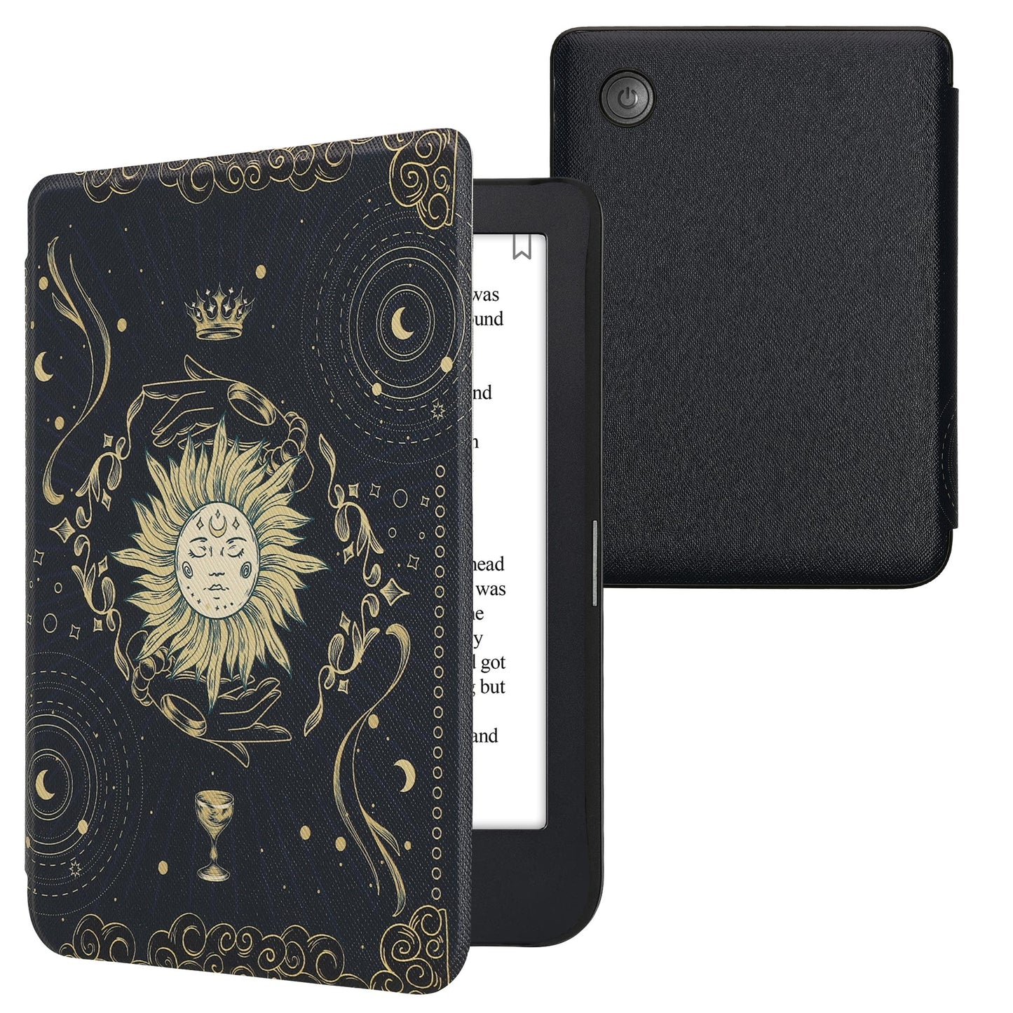 kwmobile Protective Case for Kobo Clara 2E / Tolino Shine 4 Case - eReader Flip Case with Auto Sleep Function