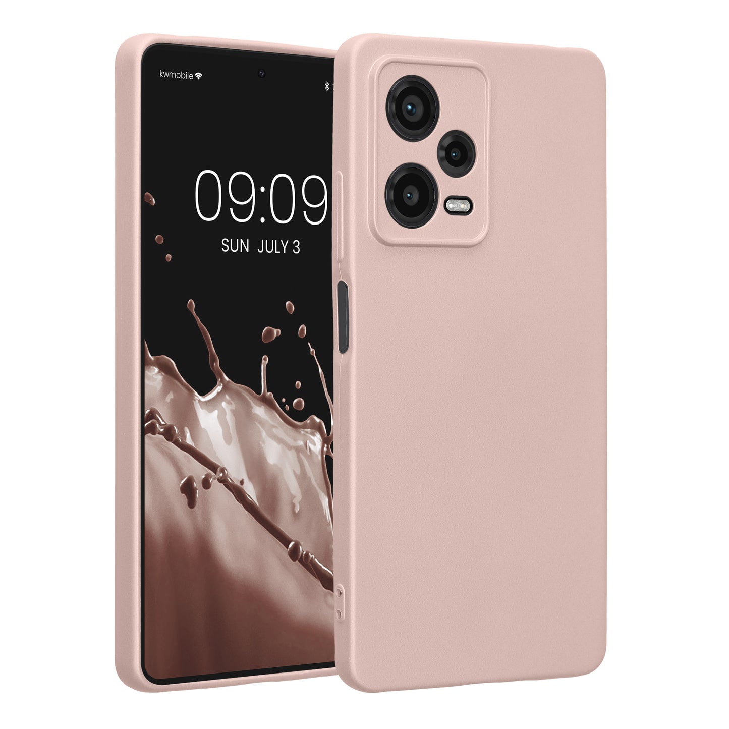 kwmobile Case for Xiaomi Redmi Note 12 Pro 5G - Soft Silicone Cover - Protective Case