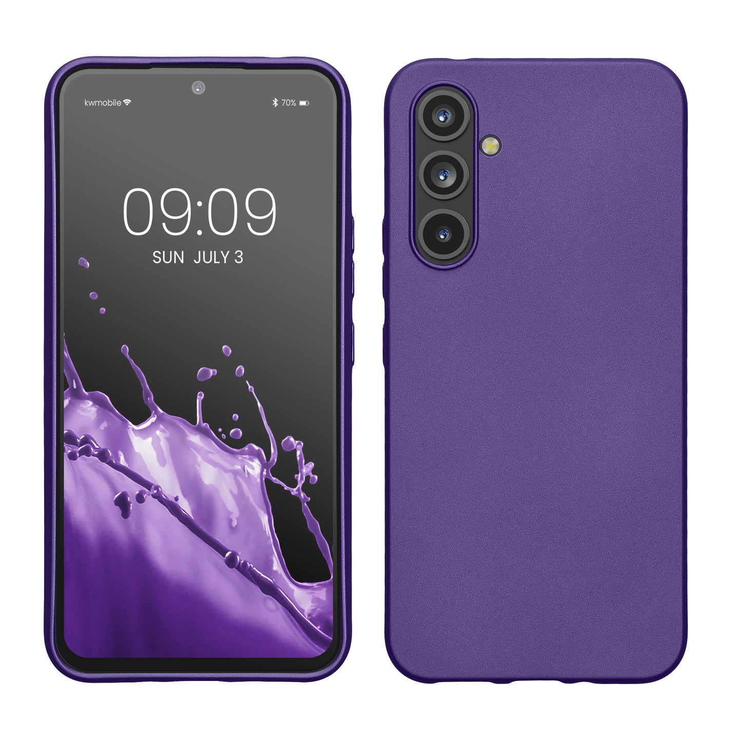kwmobile Case Compatible with Samsung Galaxy A54 5G - Shock-Absorbing Flexible Protective Cover - Case