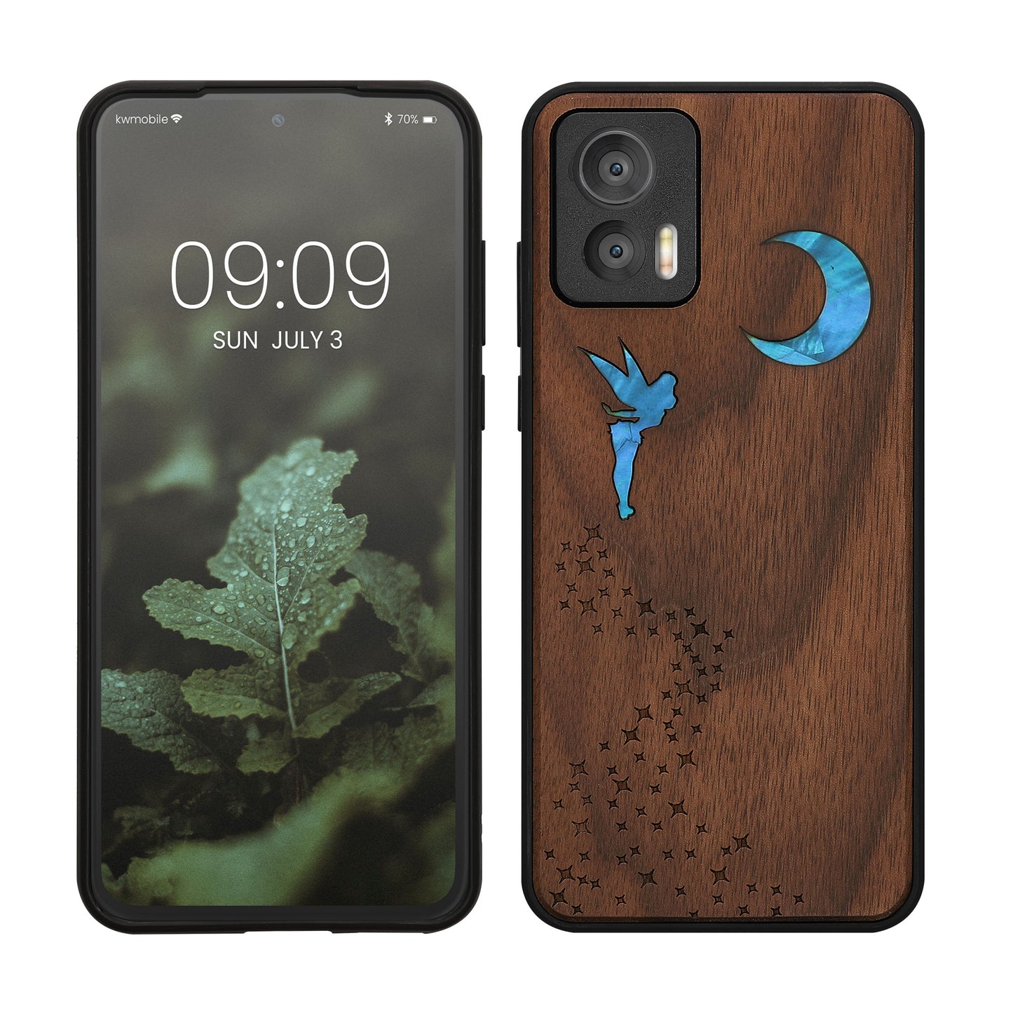 kwmobile Case Compatible with Motorola Edge 30 Neo Phone Cover TPU Cell Phone Case Compass Vintage