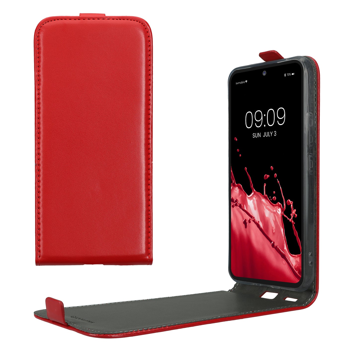 kwmobile Protective Case compatible with Samsung Galaxy A54 5G - Flip Case Phone Cover