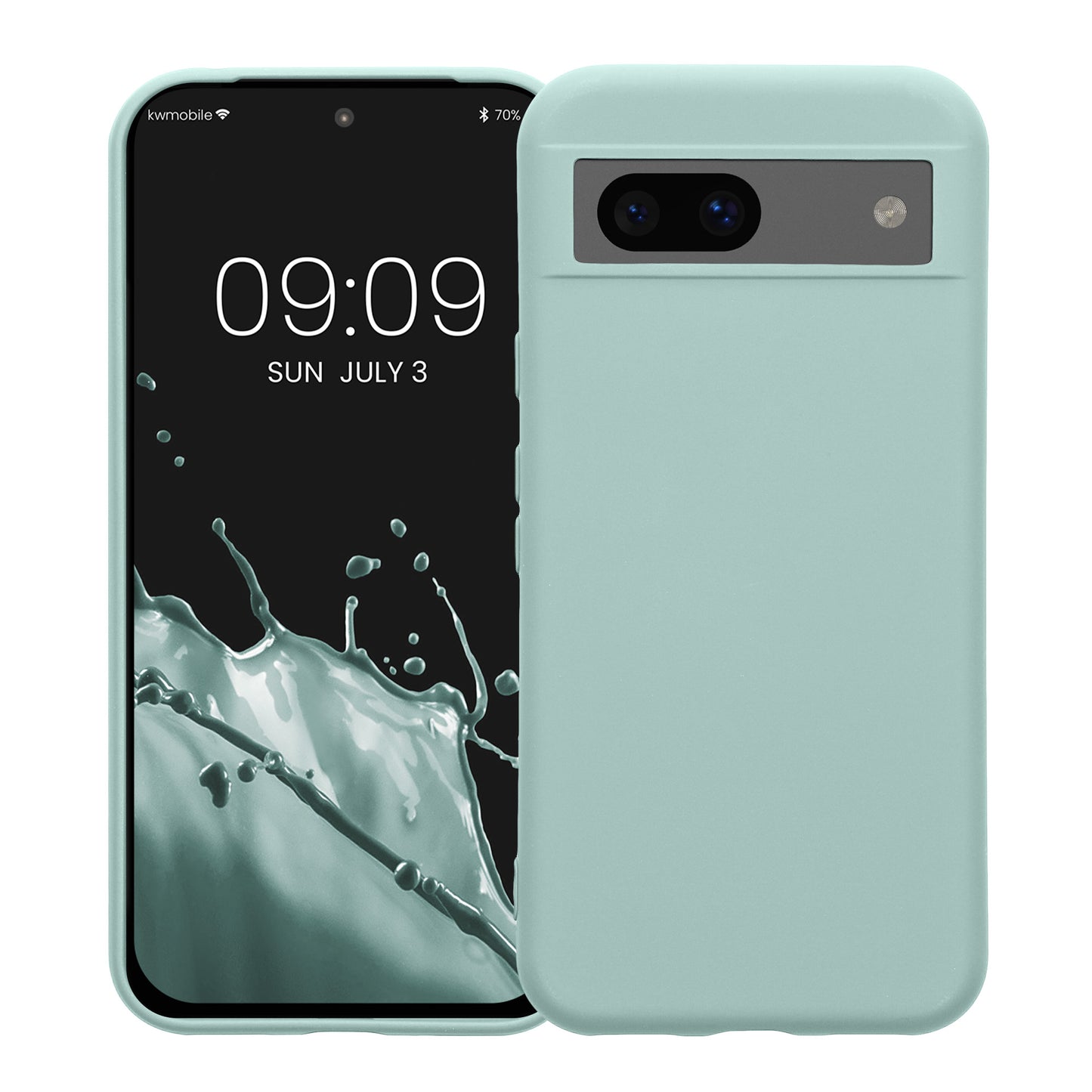 kwmobile Case compatible with Google Pixel 8a - Protective Case for Wireless Charging - Cover