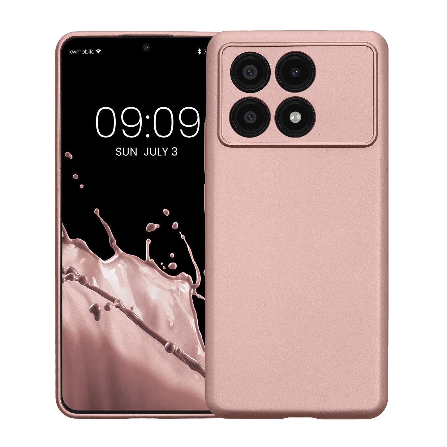 kwmobile Case for Xiaomi Poco X6 Pro 5G - Soft Silicone Protective Cover