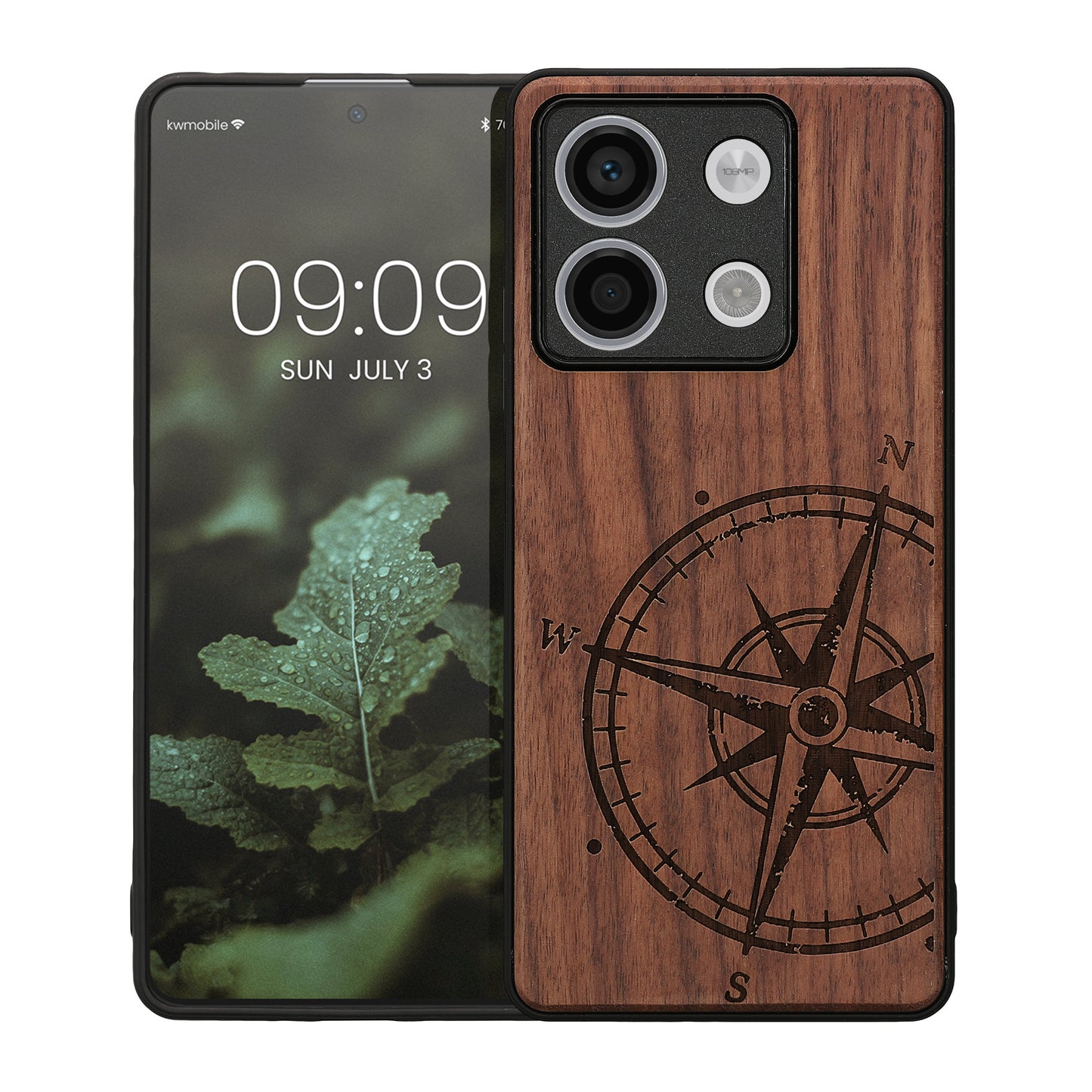kwmobile Case Compatible with Xiaomi Redmi Note 13 5G Phone Cover TPU Phone Case Vintage