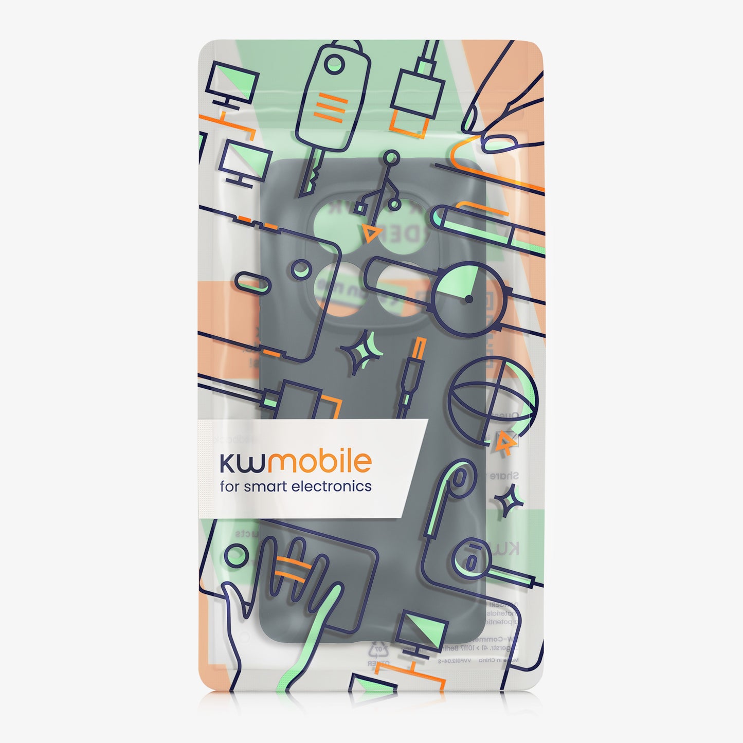 kwmobile Phone Case for Xiaomi Redmi Note 14 Pro 5G / Poco X7 - Soft Silicone Phone Cover - Protective Case
