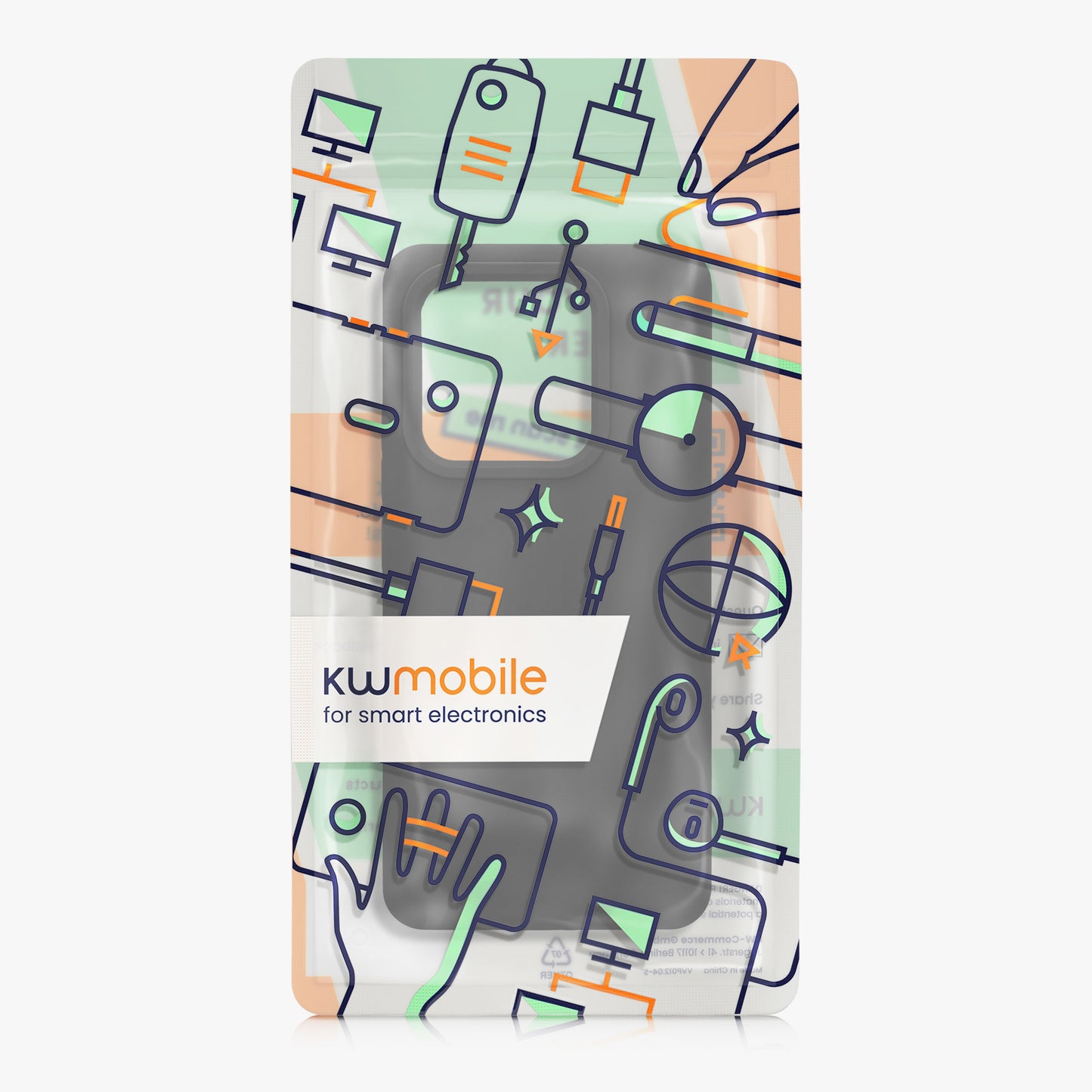 kwmobile Phone Case for Xiaomi Redmi Note 14 5G (Not for 4G) - Silicone Case - Wireless Charging - Protective Cover