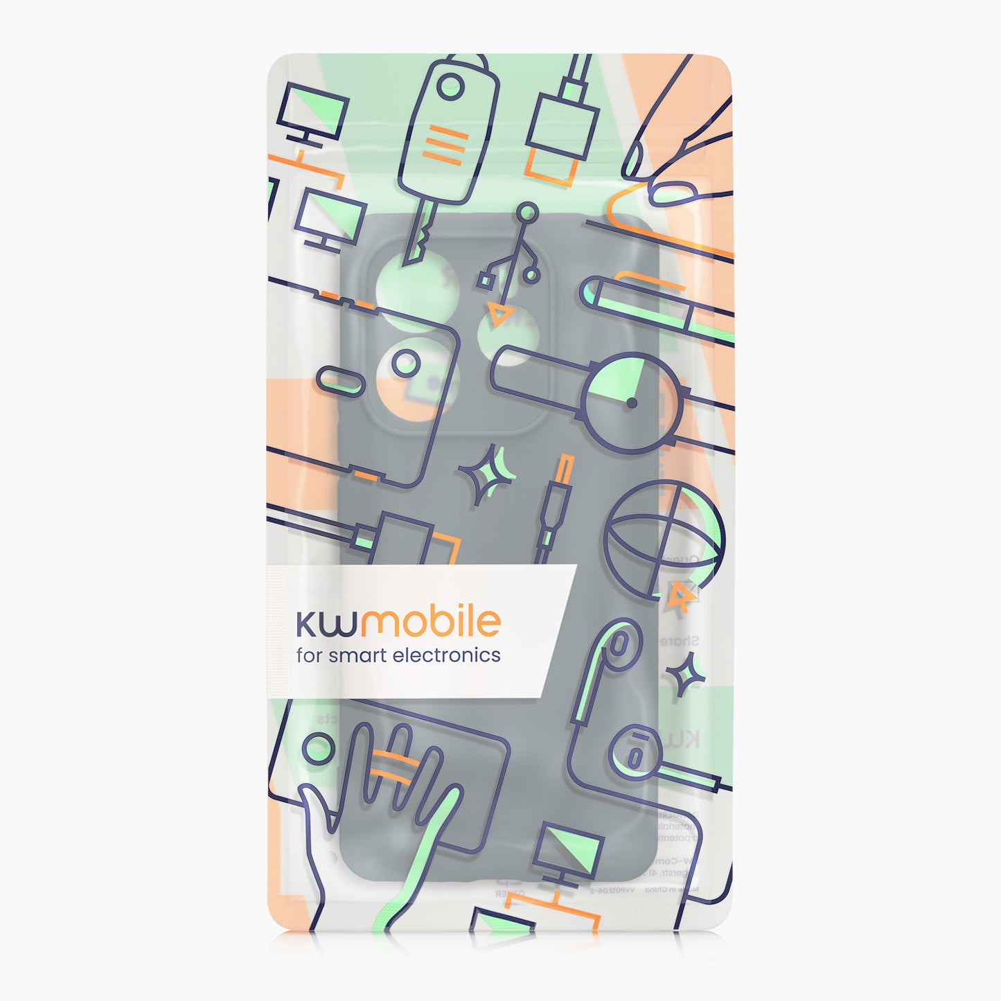 kwmobile Phone Case for Xiaomi Redmi Note 14 5G (Not for 4G) - Soft Silicone Phone Case - Protective Cover