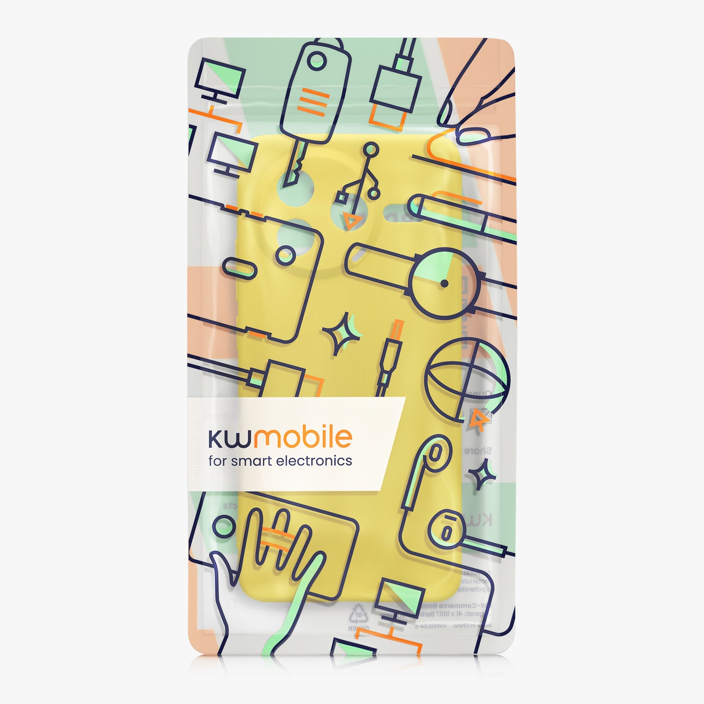 kwmobile Phone Case for Xiaomi Poco F7 Pro - Soft Silicone Case - Protective Cover
