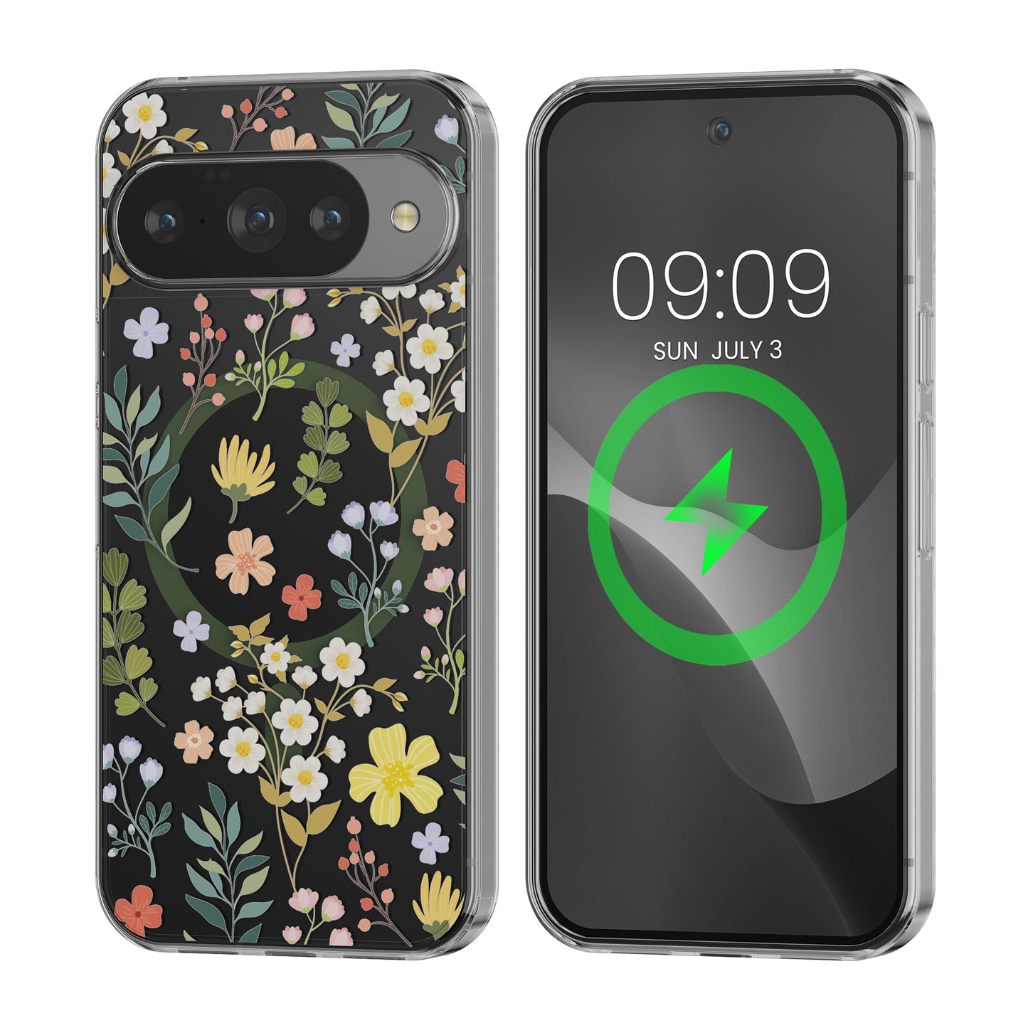 kwmobile Crystal Clear Hard Case Compatible with Google Pixel 10 / Pixel 10 Pro Case - MagSafe Compatible - TPU Case