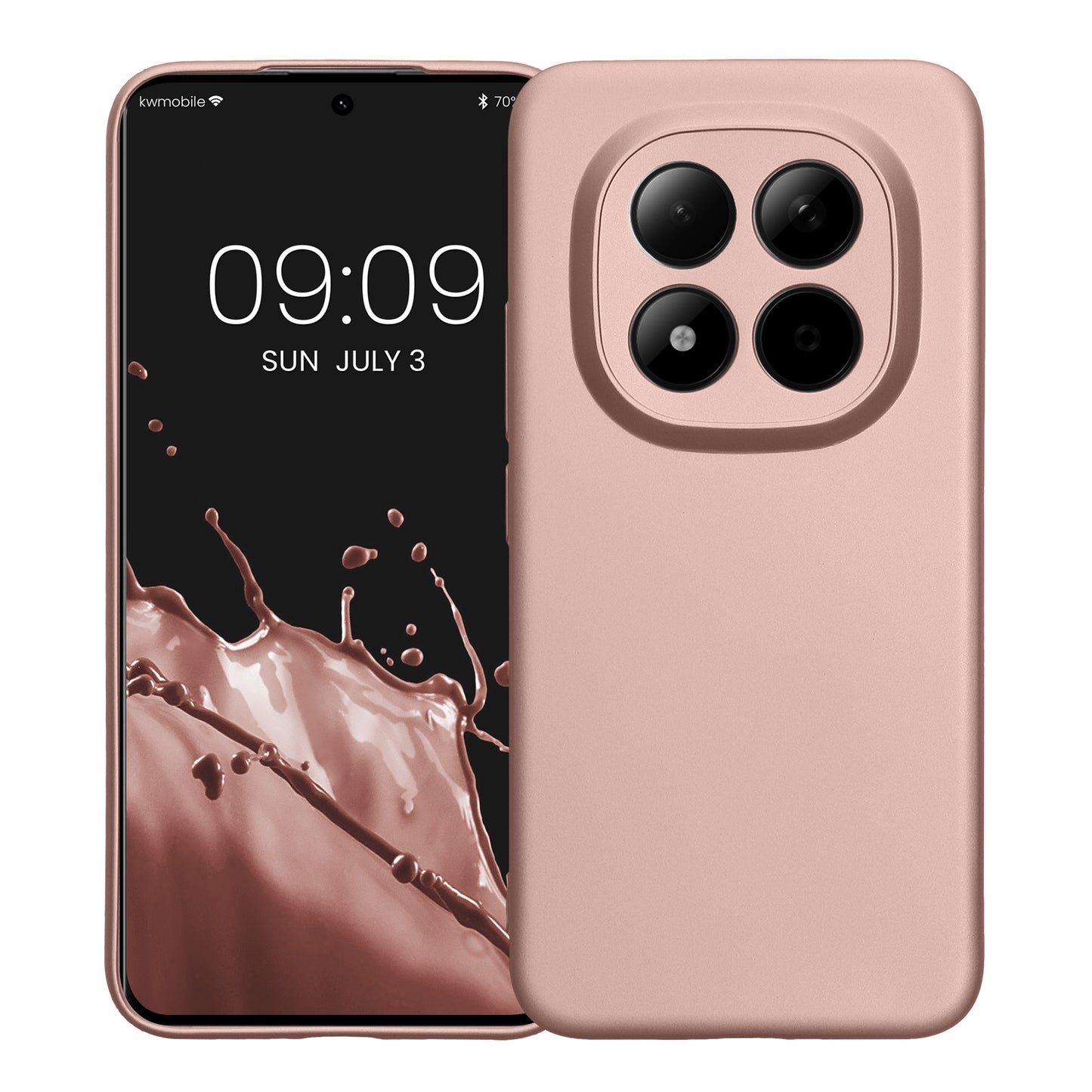 kwmobile Phone Case for Xiaomi Redmi Note 15 Pro+ 5G / Poco M8 Pro 5G - Soft Silicone Case - Protective Cover