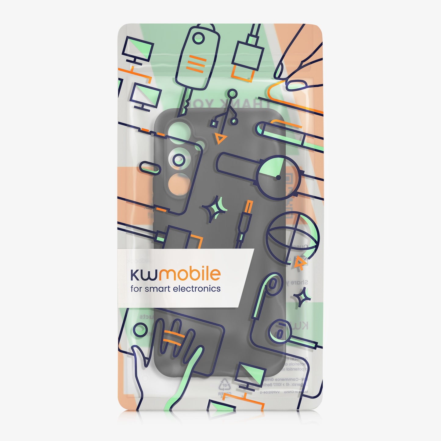 kwmobile Phone Case for Samsung Galaxy A54 5G Case - Soft Mobile Phone Silicone Case - Protective Cover
